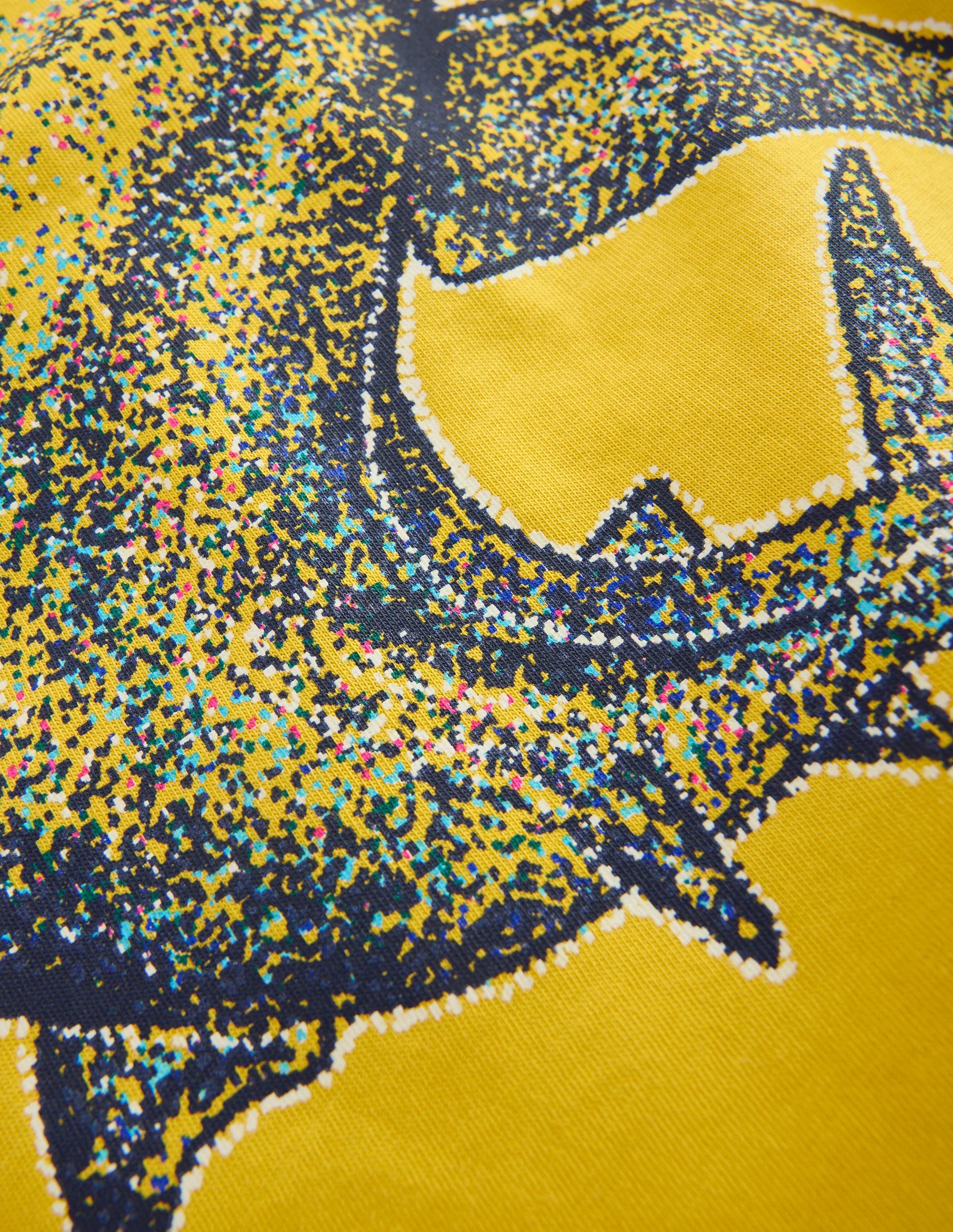 Im Dunkeln leuchtendes T-Shirt-Gelb Hai - Image 3
