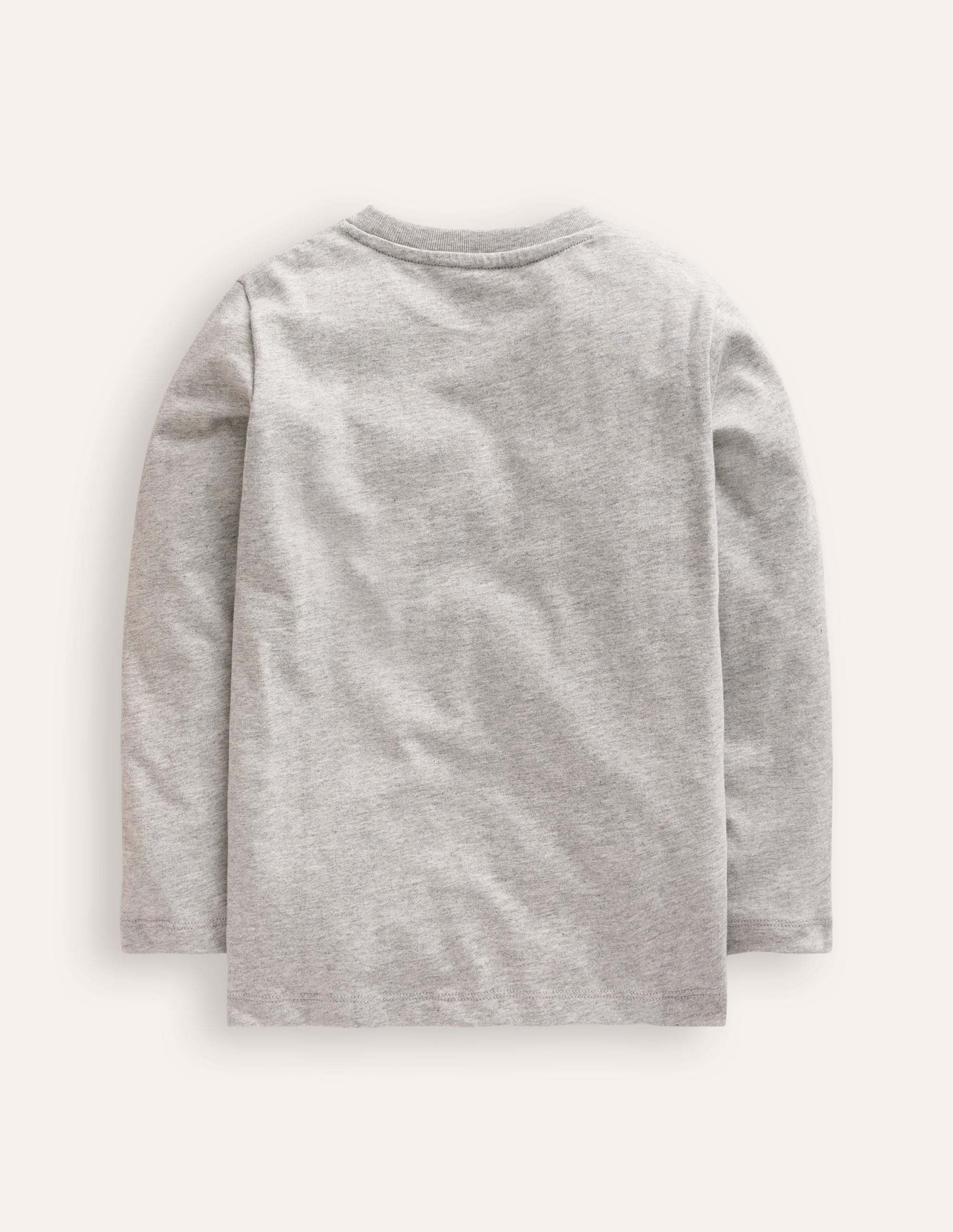 Im Dunkeln leuchtendes T-Shirt-Grau Meliert Skelett - Image 2
