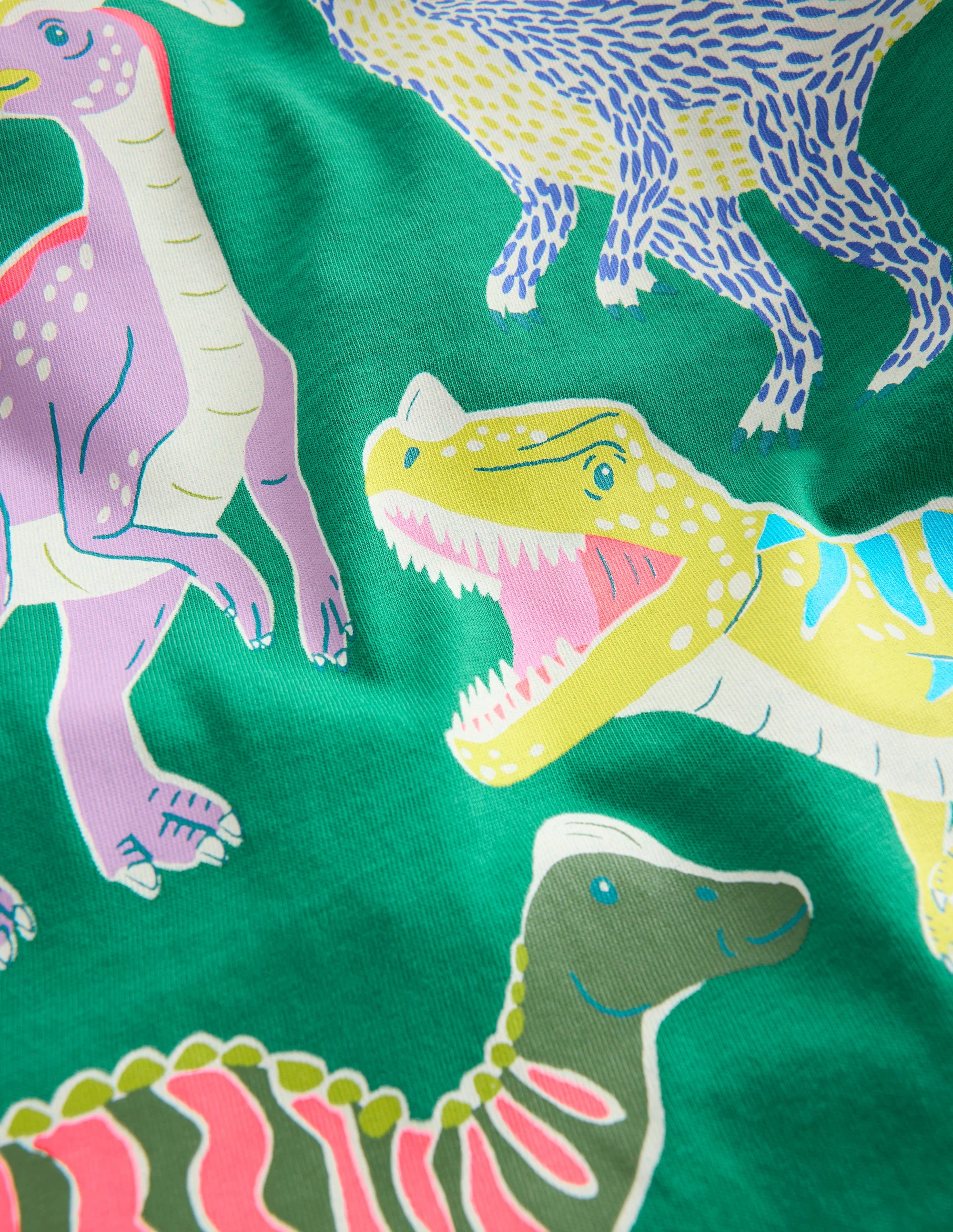 Im Dunkeln leuchtendes T-Shirt-Schattiges Grün Dinos - Image 3