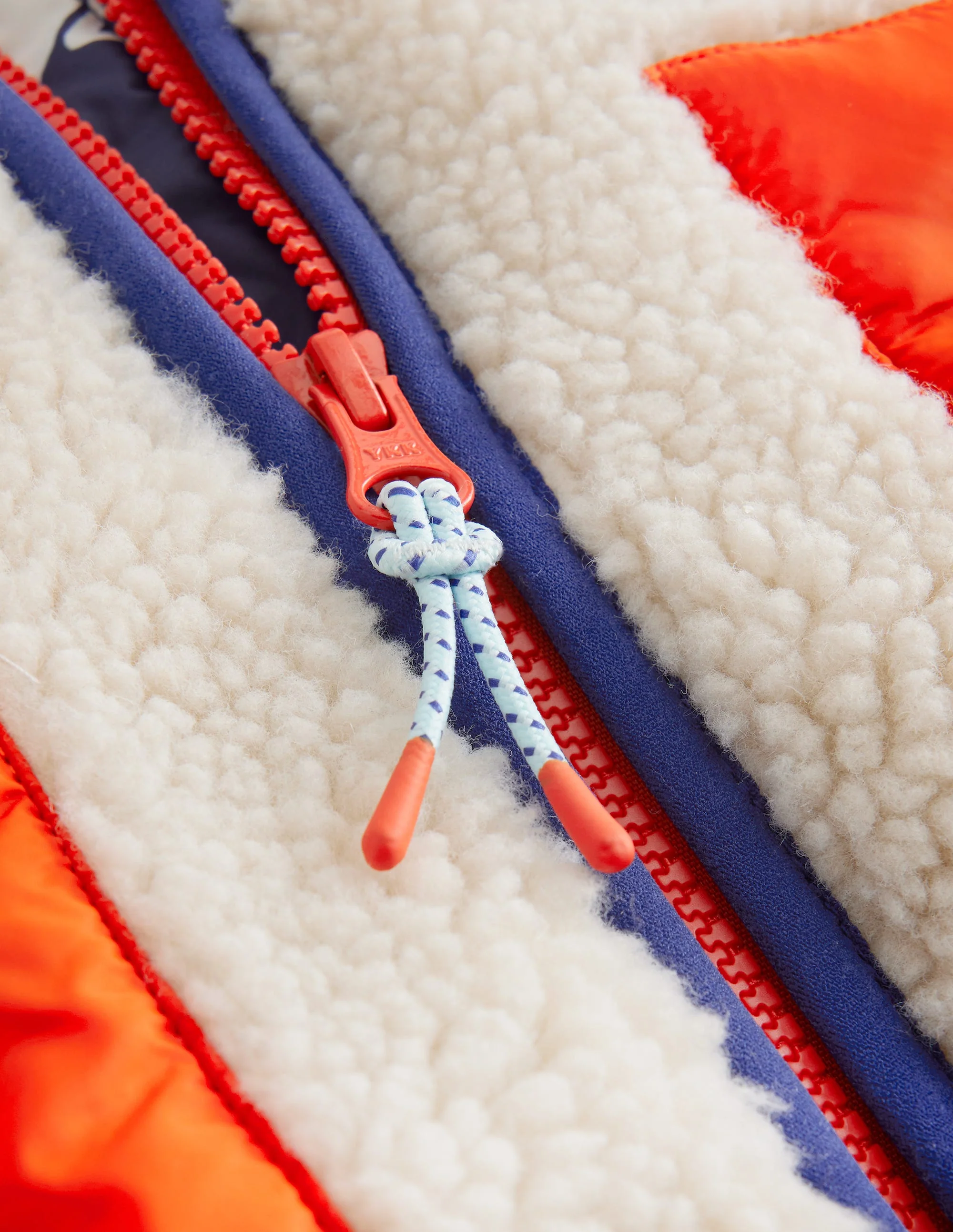 Jacke aus Teddyfell-Mix-Schuluniform-Marineblau Dino/Teddyfell - Image 3