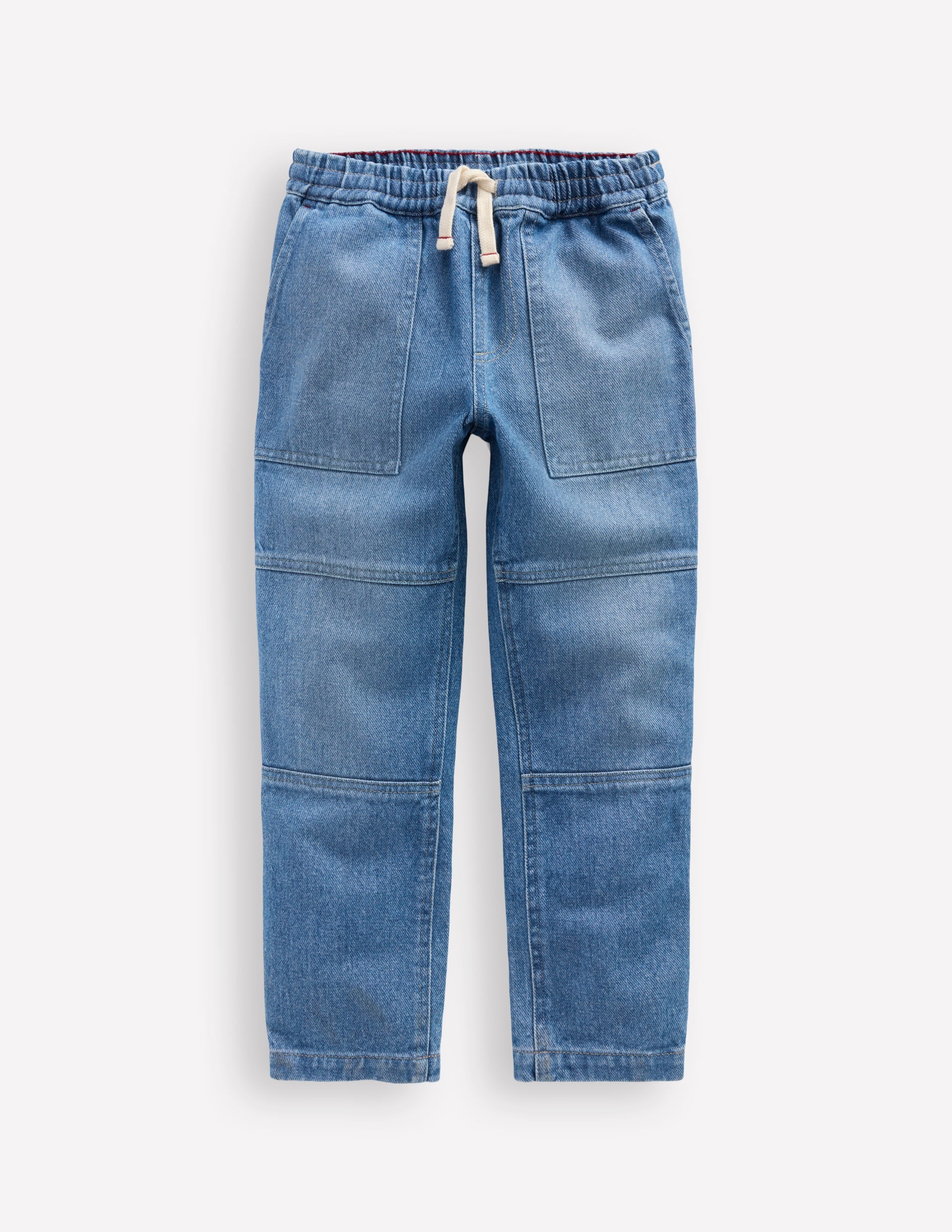 Jeans mit verstärktem Knie-Mittelblaue Waschung - Image 6