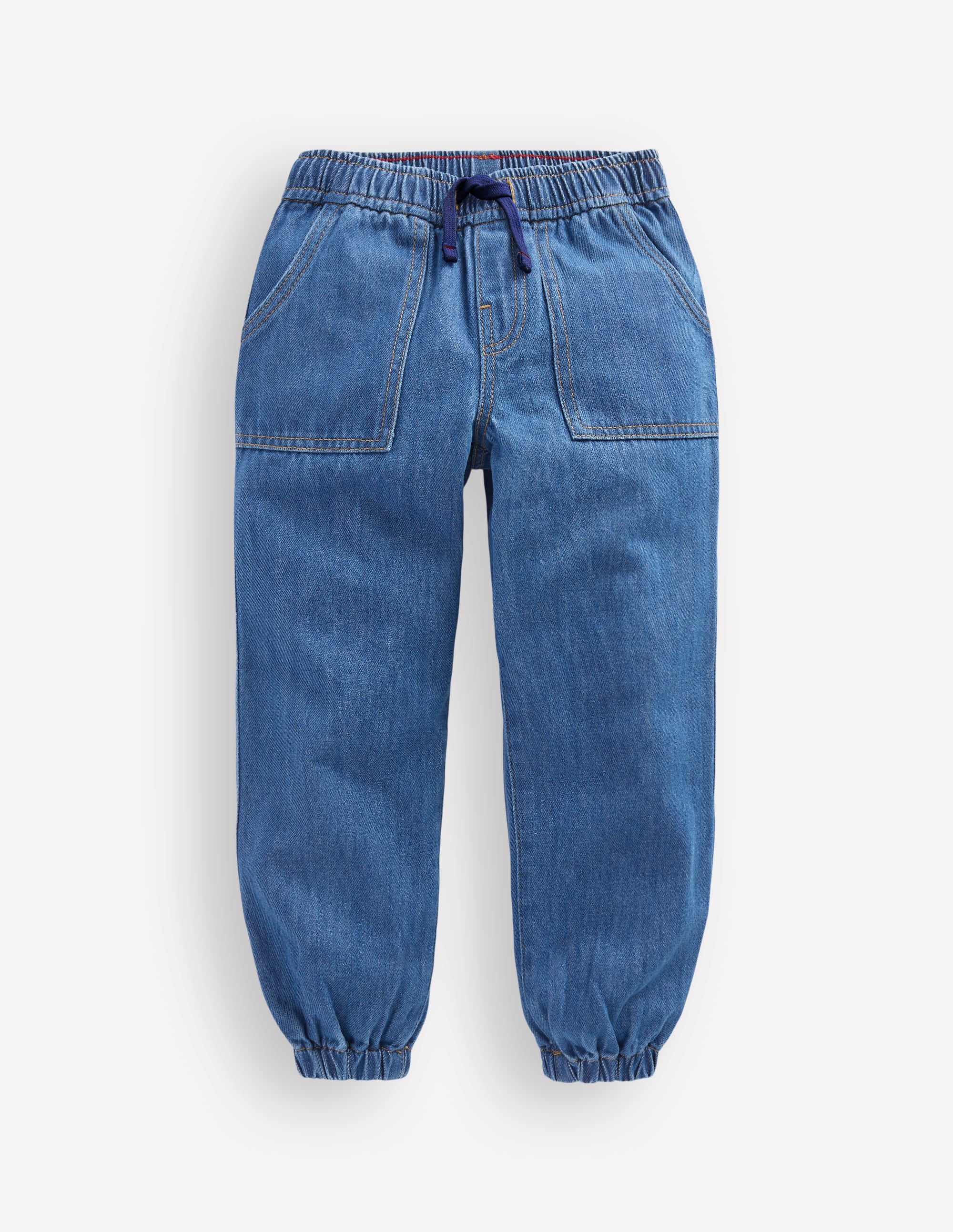 Jeans zum Hineinschlüpfen mit elastischen Bündchen-Medium Vintage - Image 6