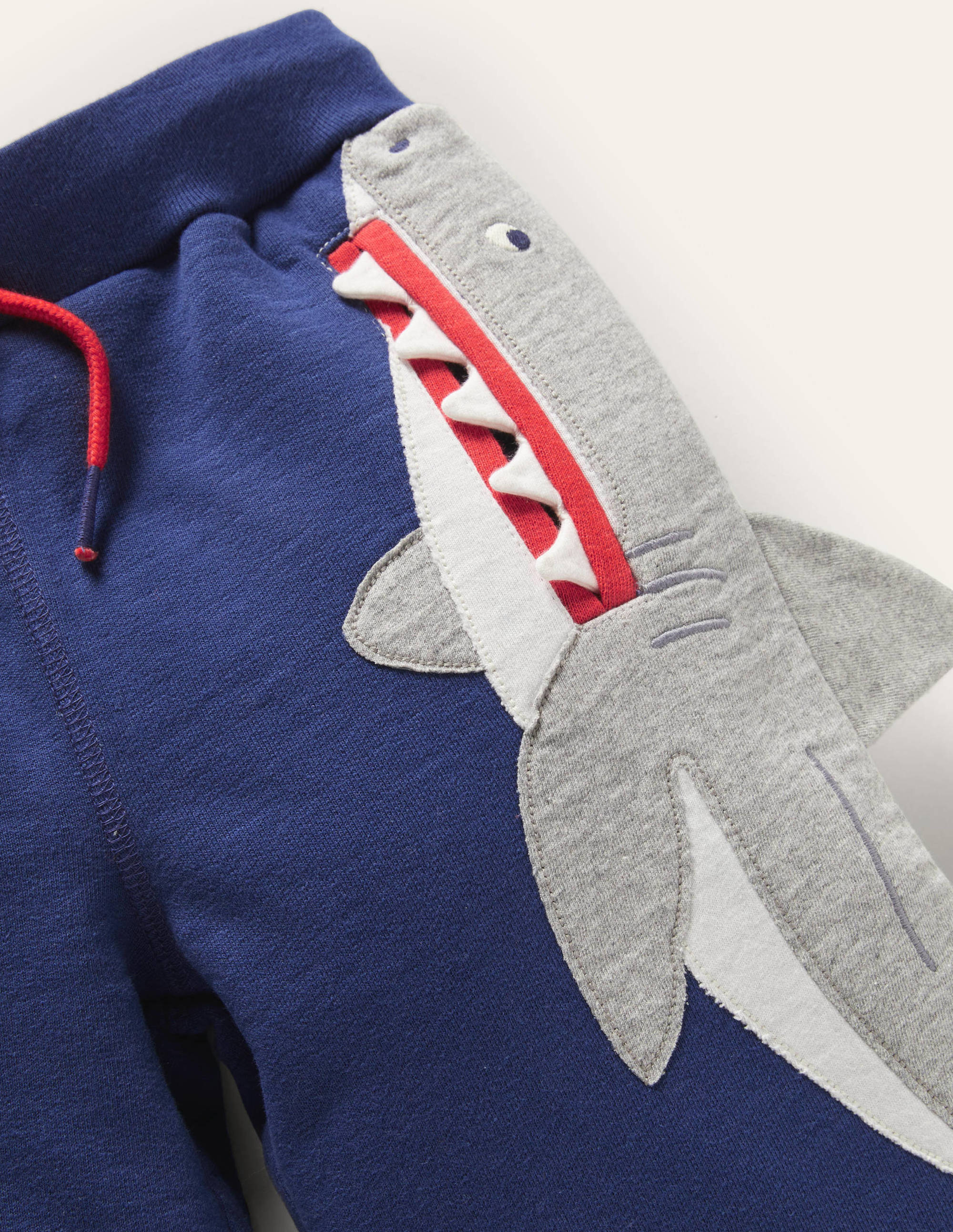 Jersey-Baggyhose mit Applikation-Segelblau, Haie - Image 3