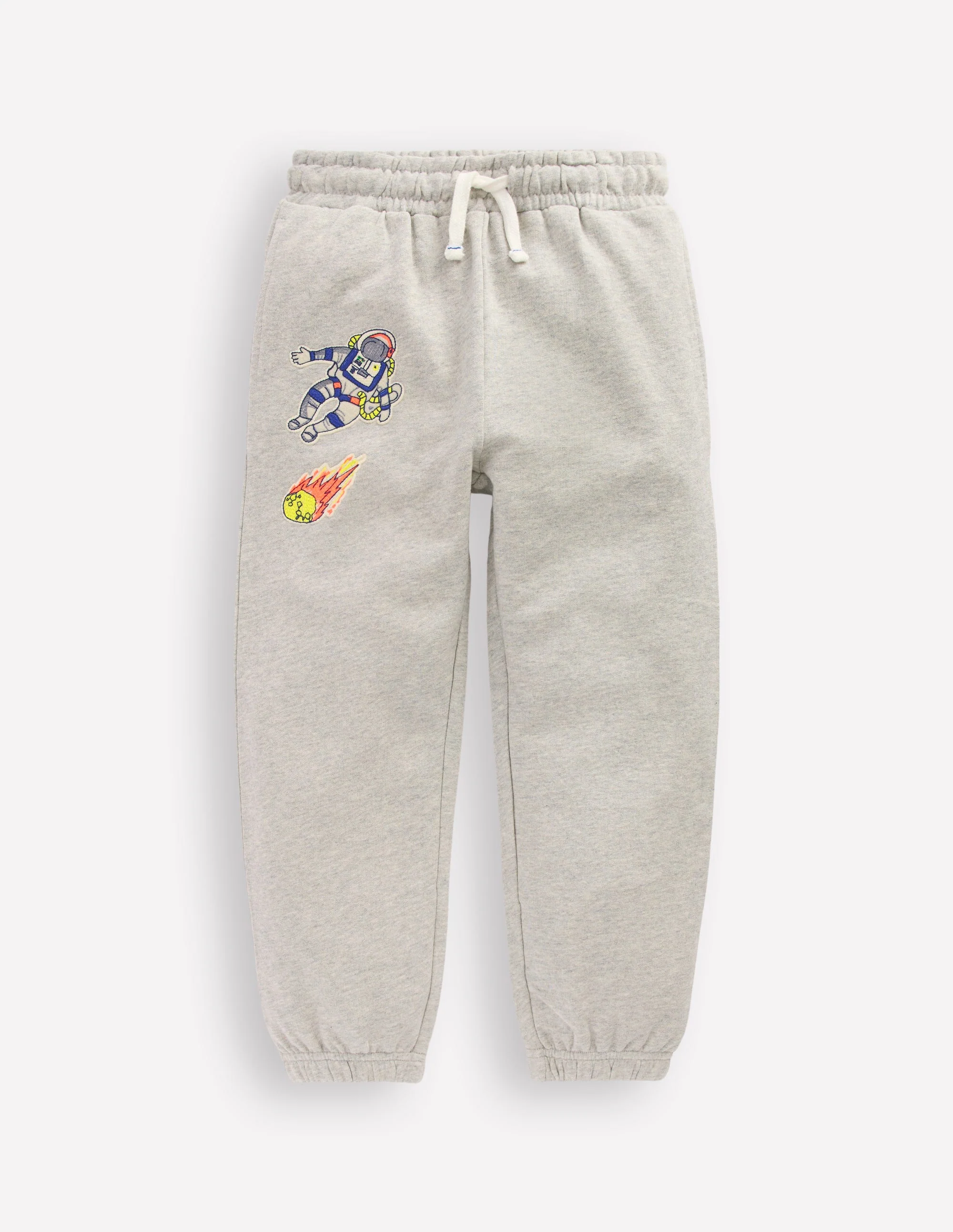 Jogginghose mit Aufnäher-Grau Weltall - Image 5