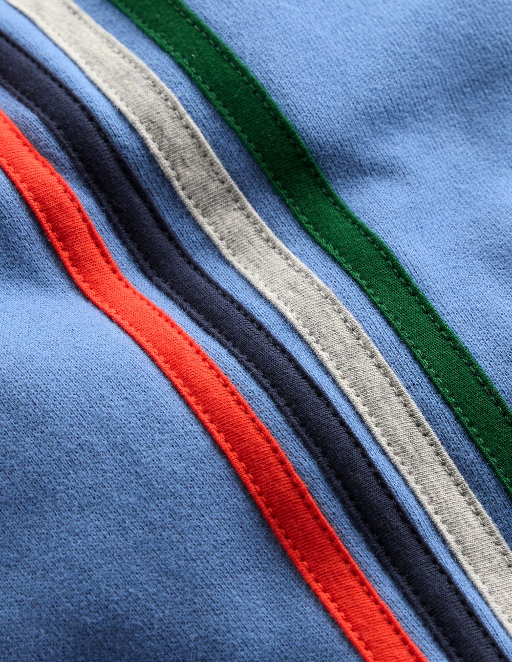 Jogginghose mit Streifen in Regenbogenfarben-Flussblau - Image 6
