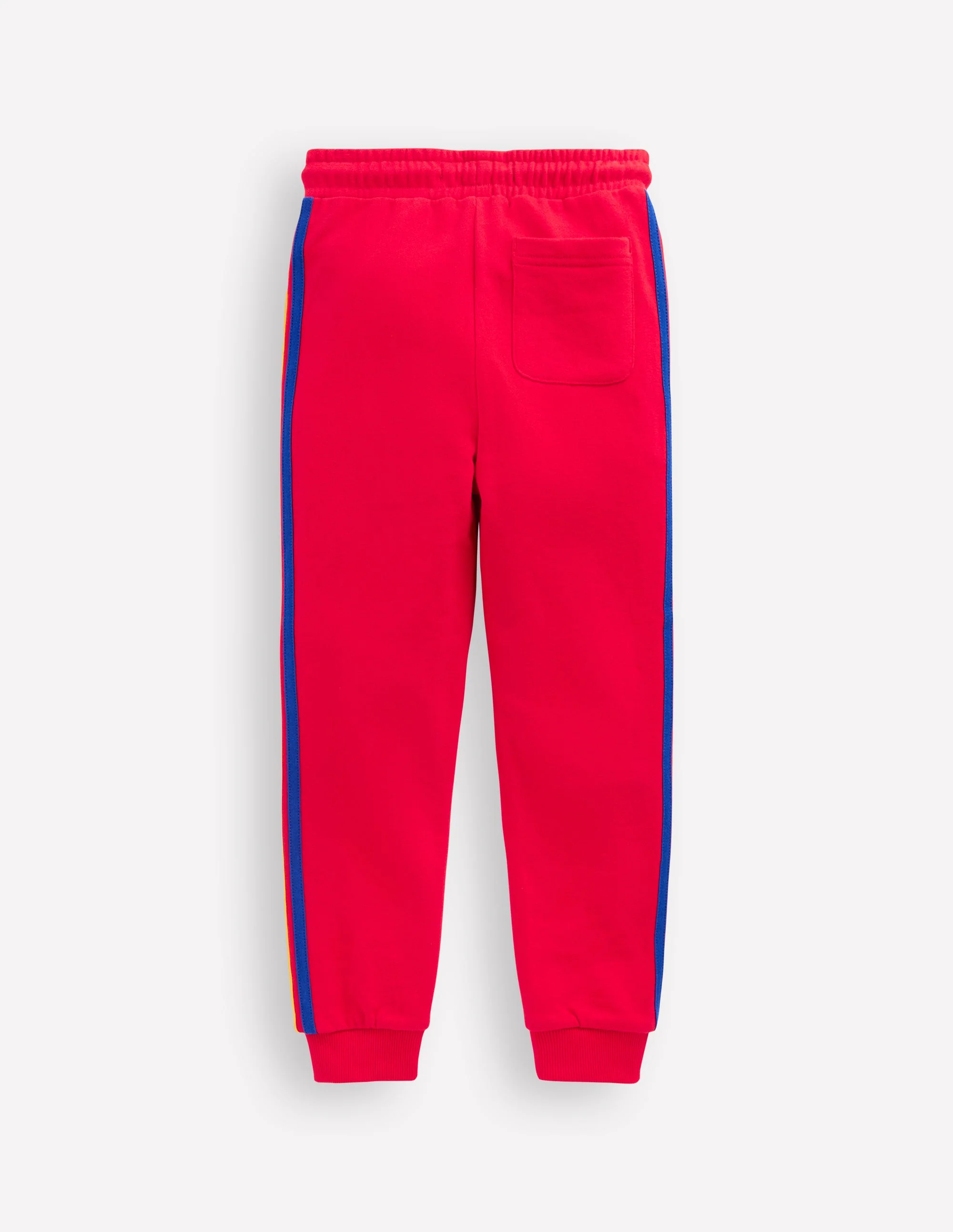 Jogginghose mit Streifen in Regenbogenfarben-Mohnblumenrot - Image 2