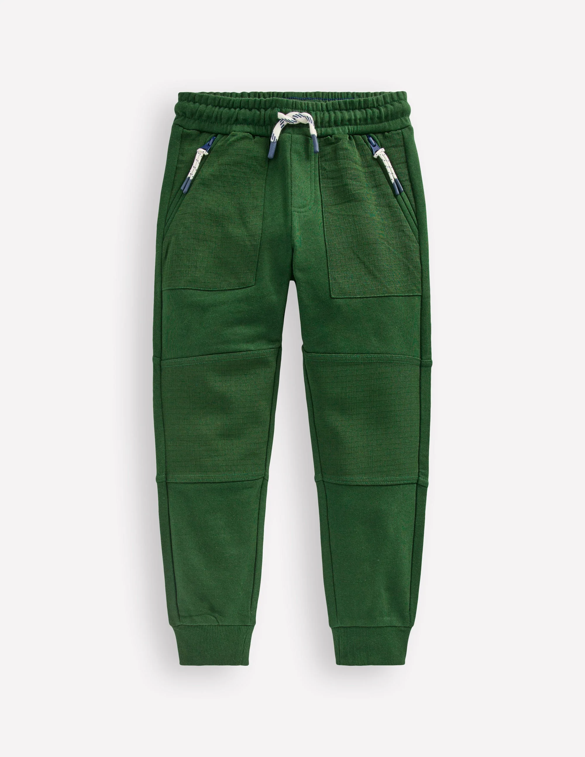 Jogginghose mit verstärktem Knie-Piniengrün, aus reißfestem Material - Image 4