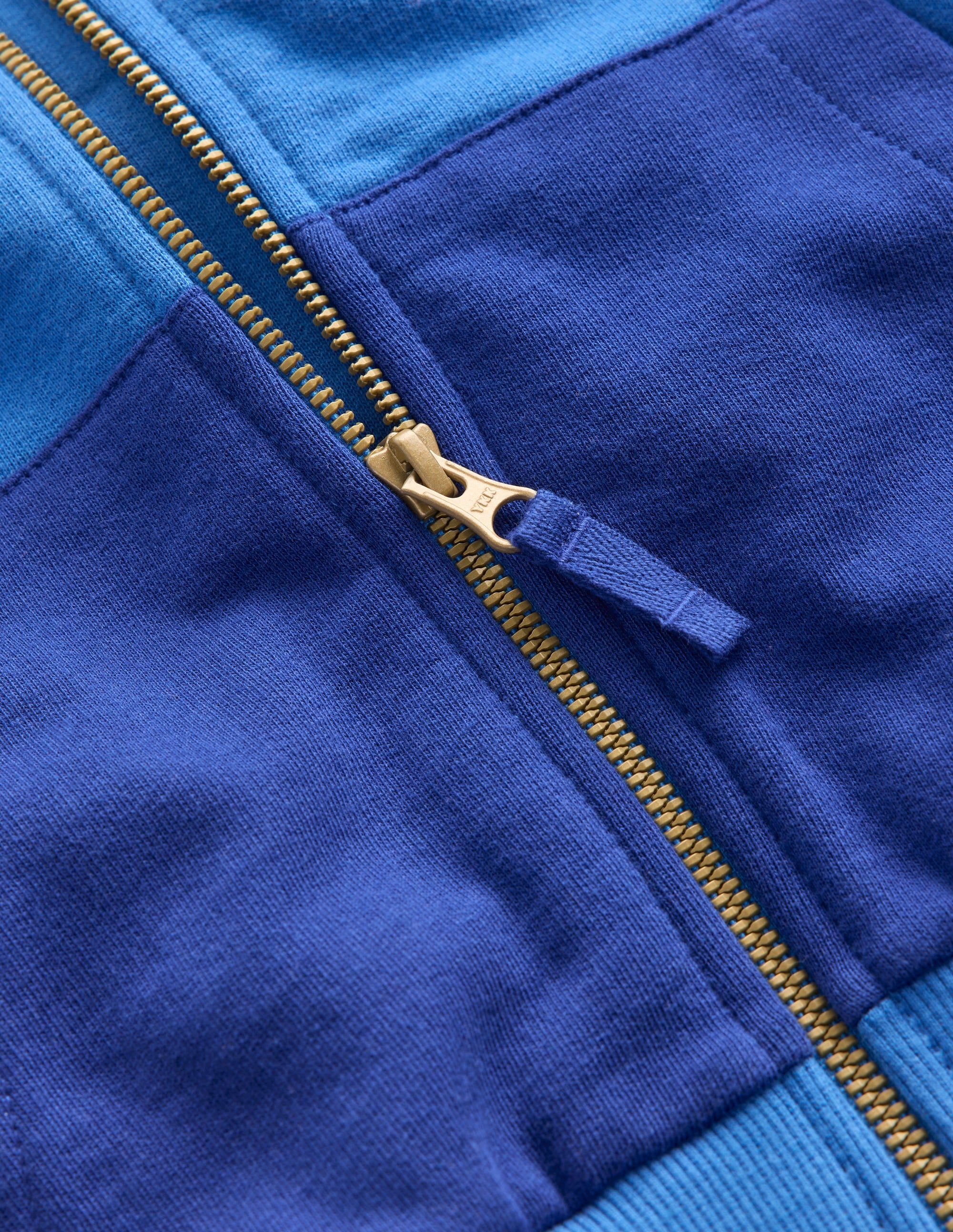 Kapuzenjacke in Blockfarben-Blau Kuddelmuddel - Image 3