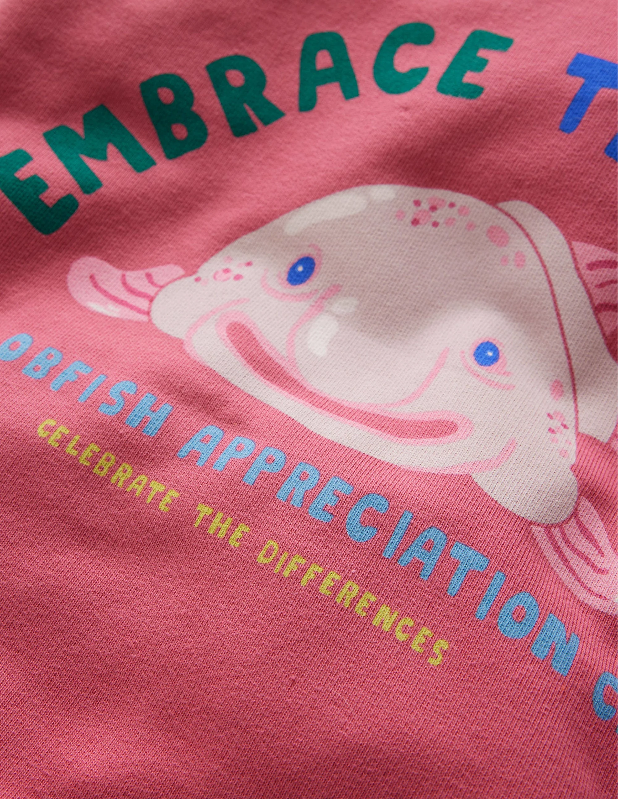 Kapuzenpullover in gewaschener Optik mit Logo-Rosarot - Image 3