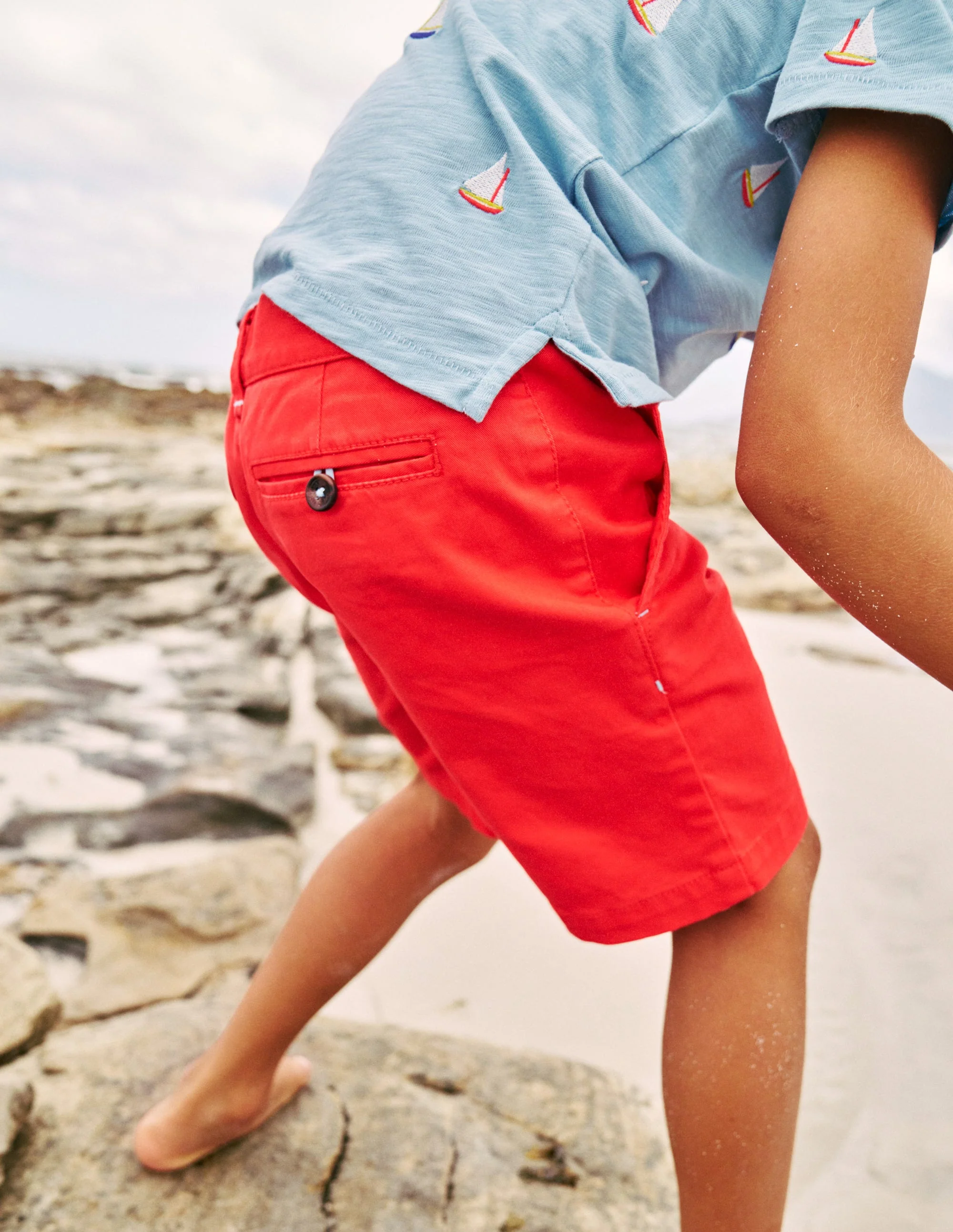 Klassische Chino-Shorts-Marmeladenrot - Image 4
