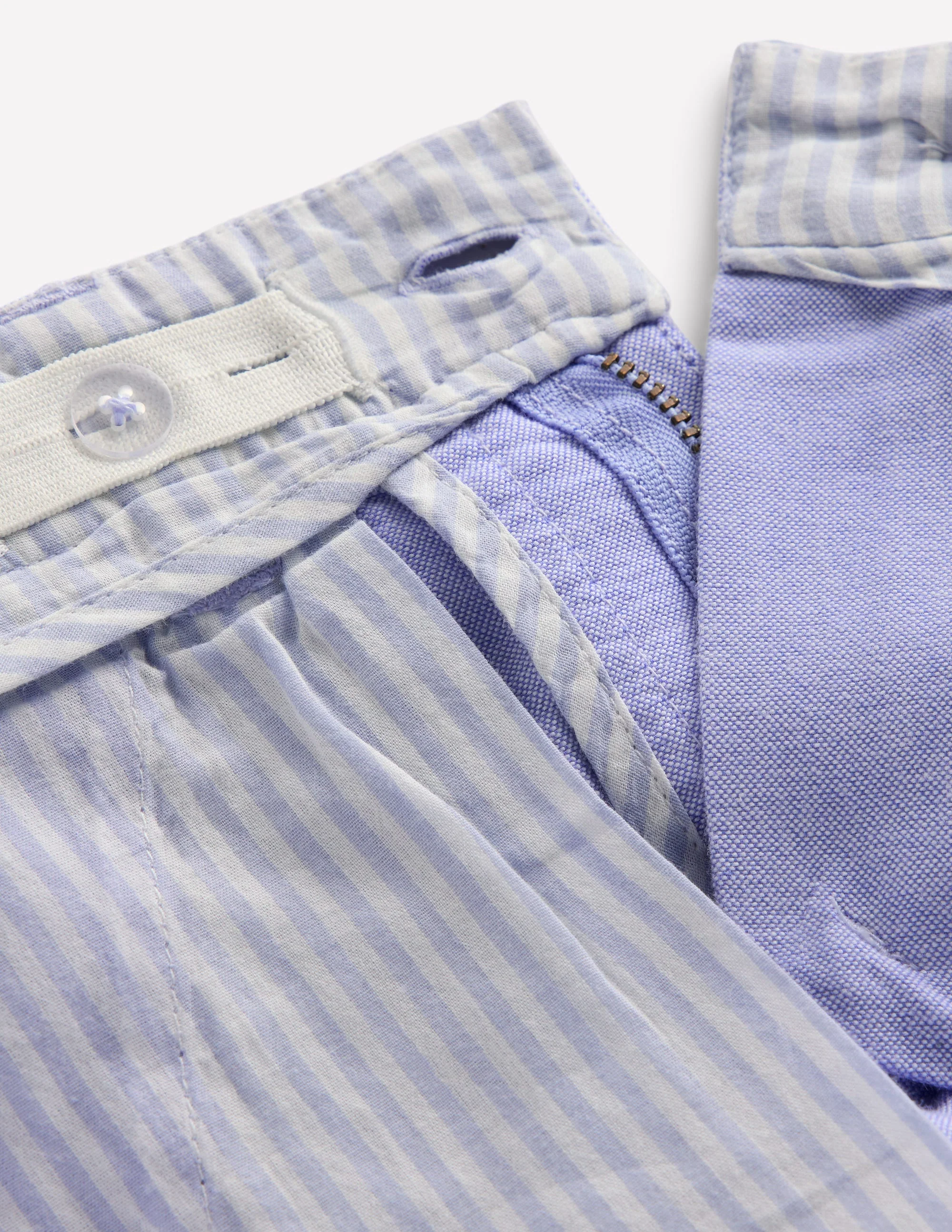 Klassische Chino-Shorts-Oxford-Blau - Image 5