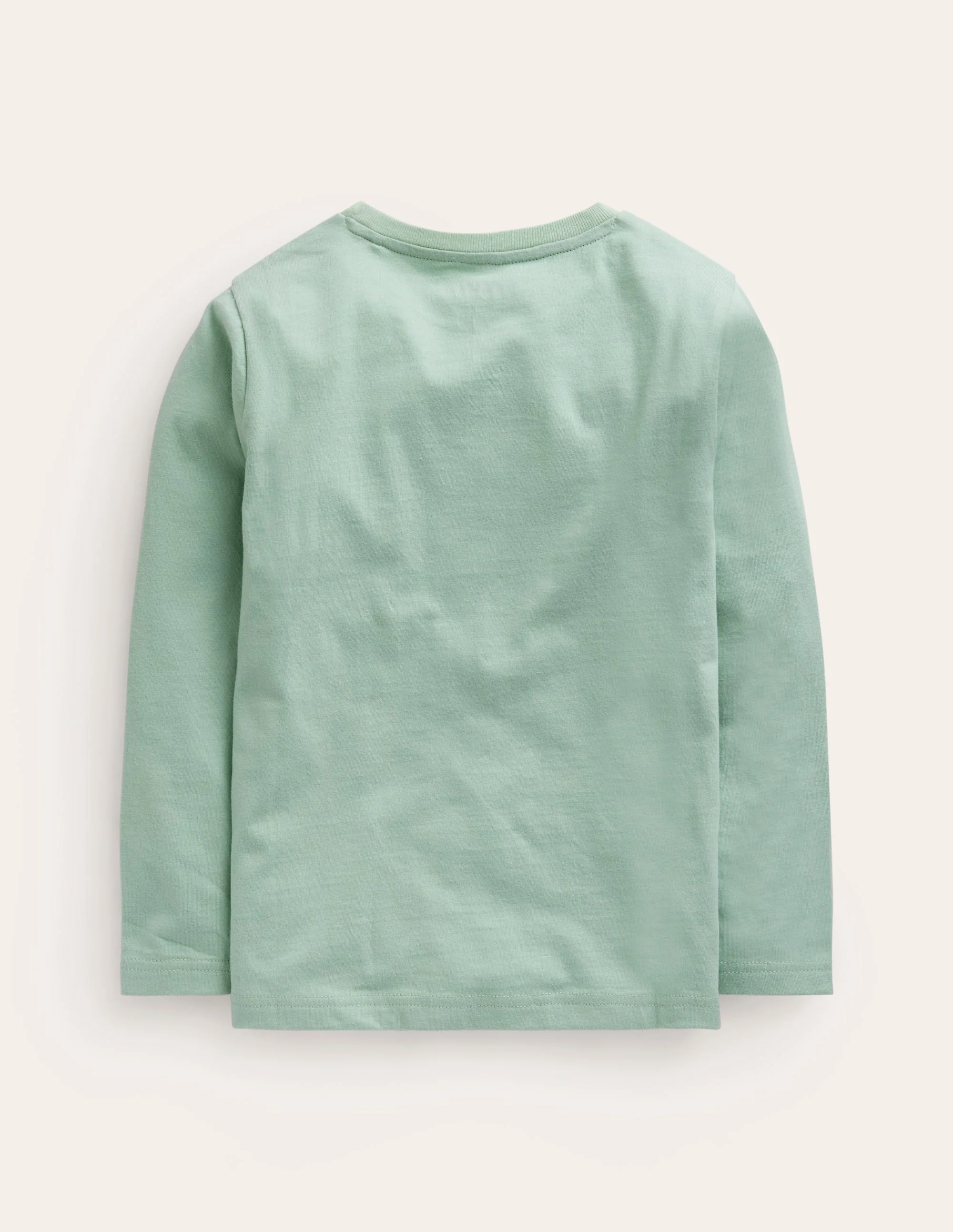 Kreuzstich-Baumwoll-T-Shirt-Pistazie - Image 2