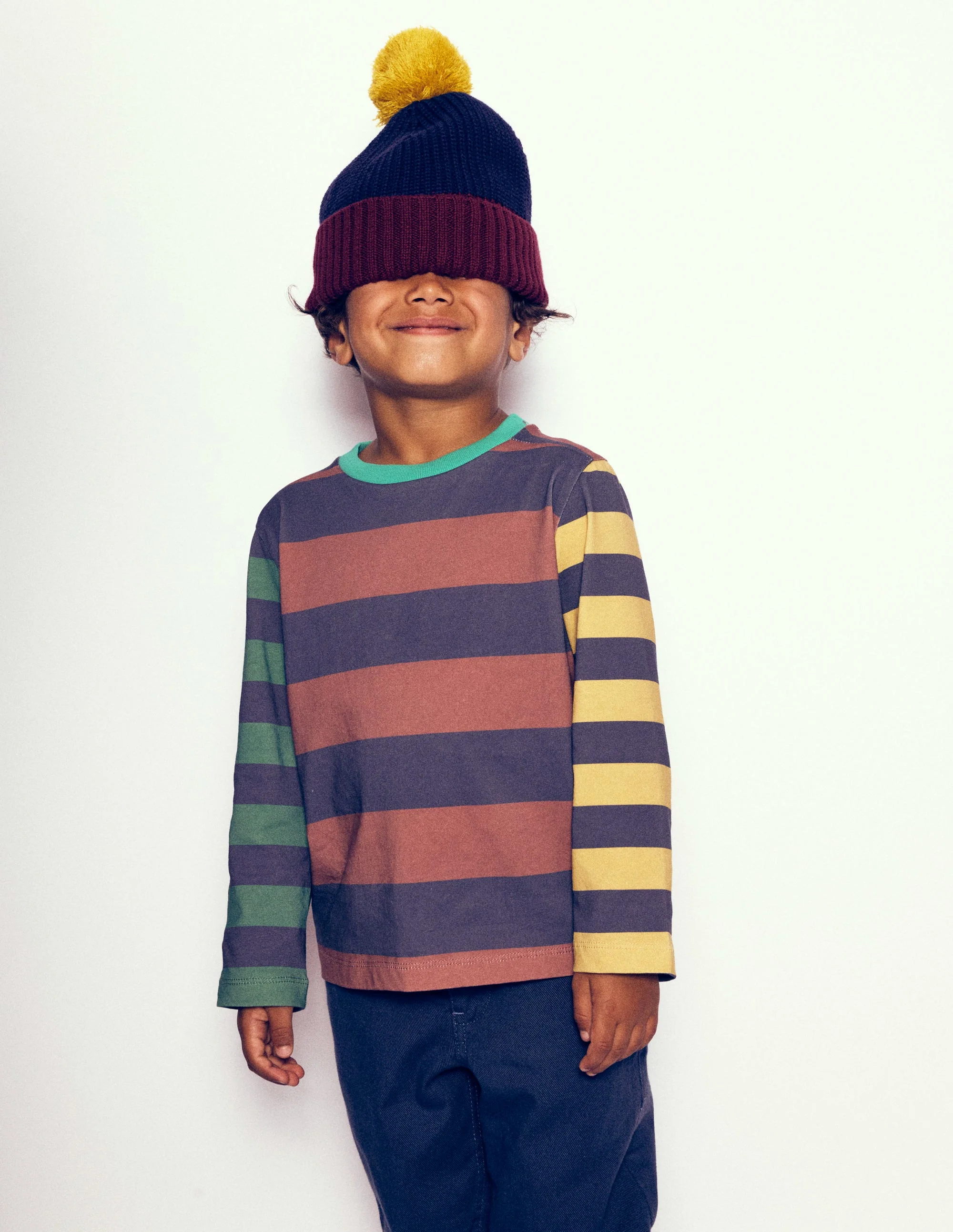 Kuddelmuddel-Langarmshirt-Navy Bunt - Image 4
