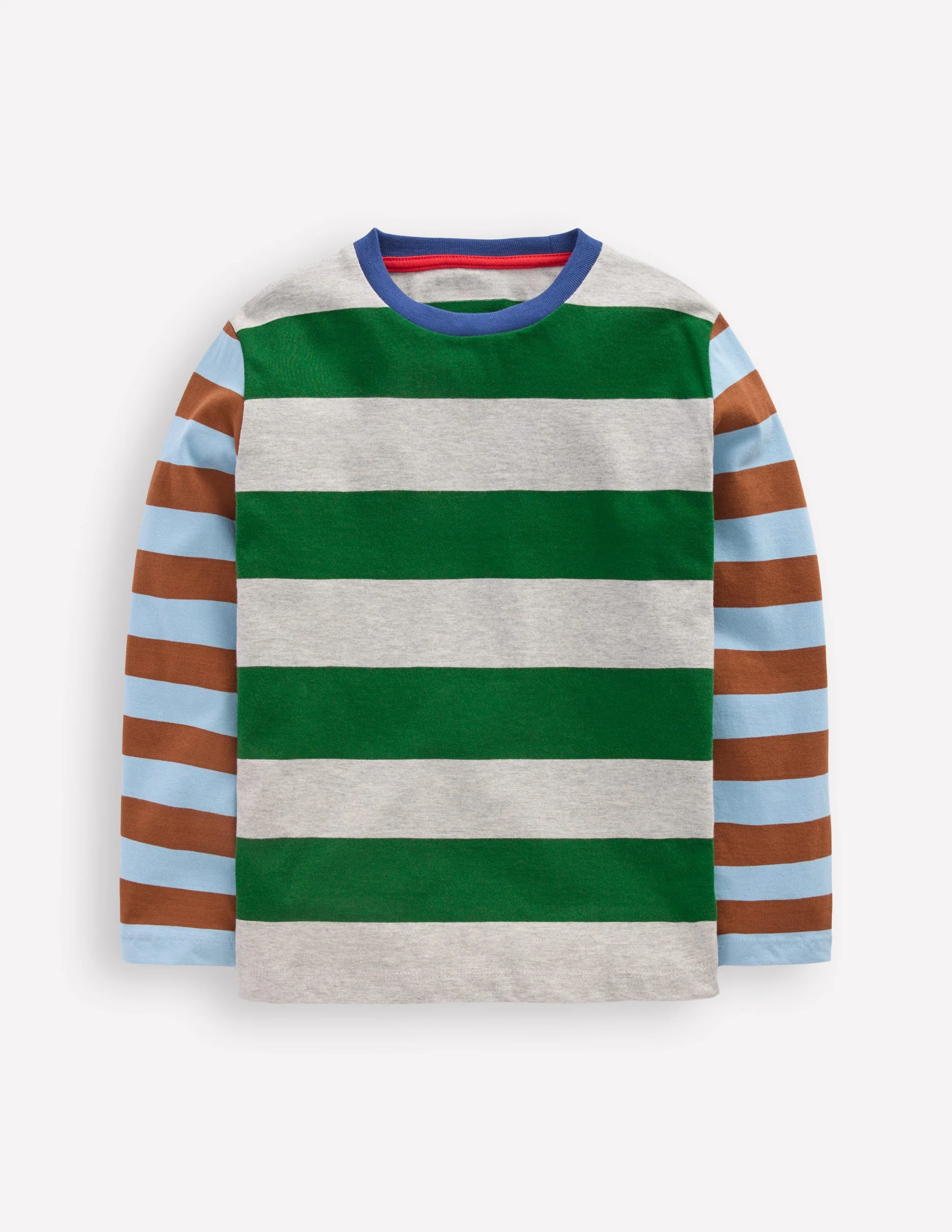 Kuddelmuddel-Langarmshirt-Versetzt bunt gestreift - Image 4