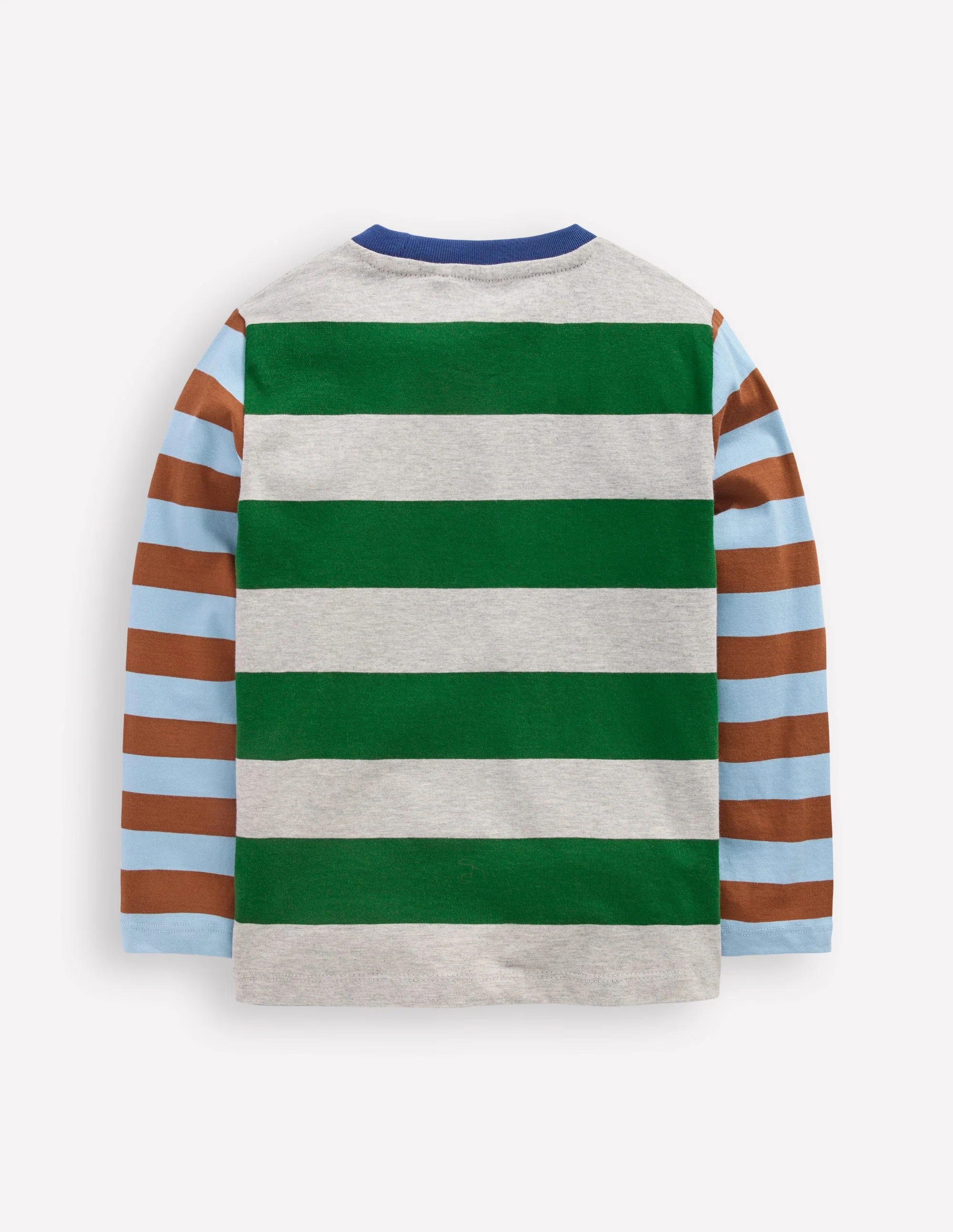 Kuddelmuddel-Langarmshirt-Versetzt bunt gestreift - Image 5