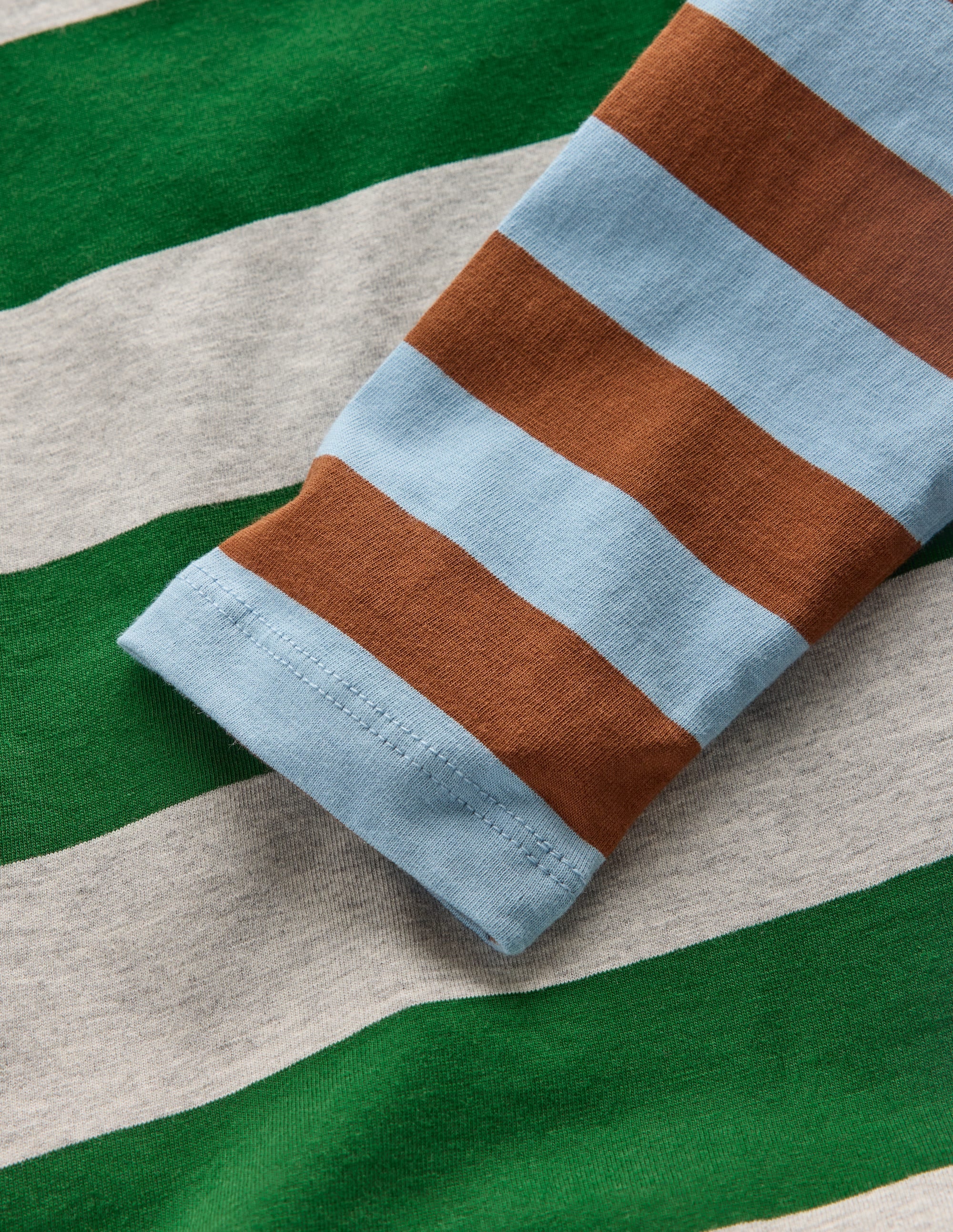 Kuddelmuddel-Langarmshirt-Versetzt bunt gestreift - Image 6