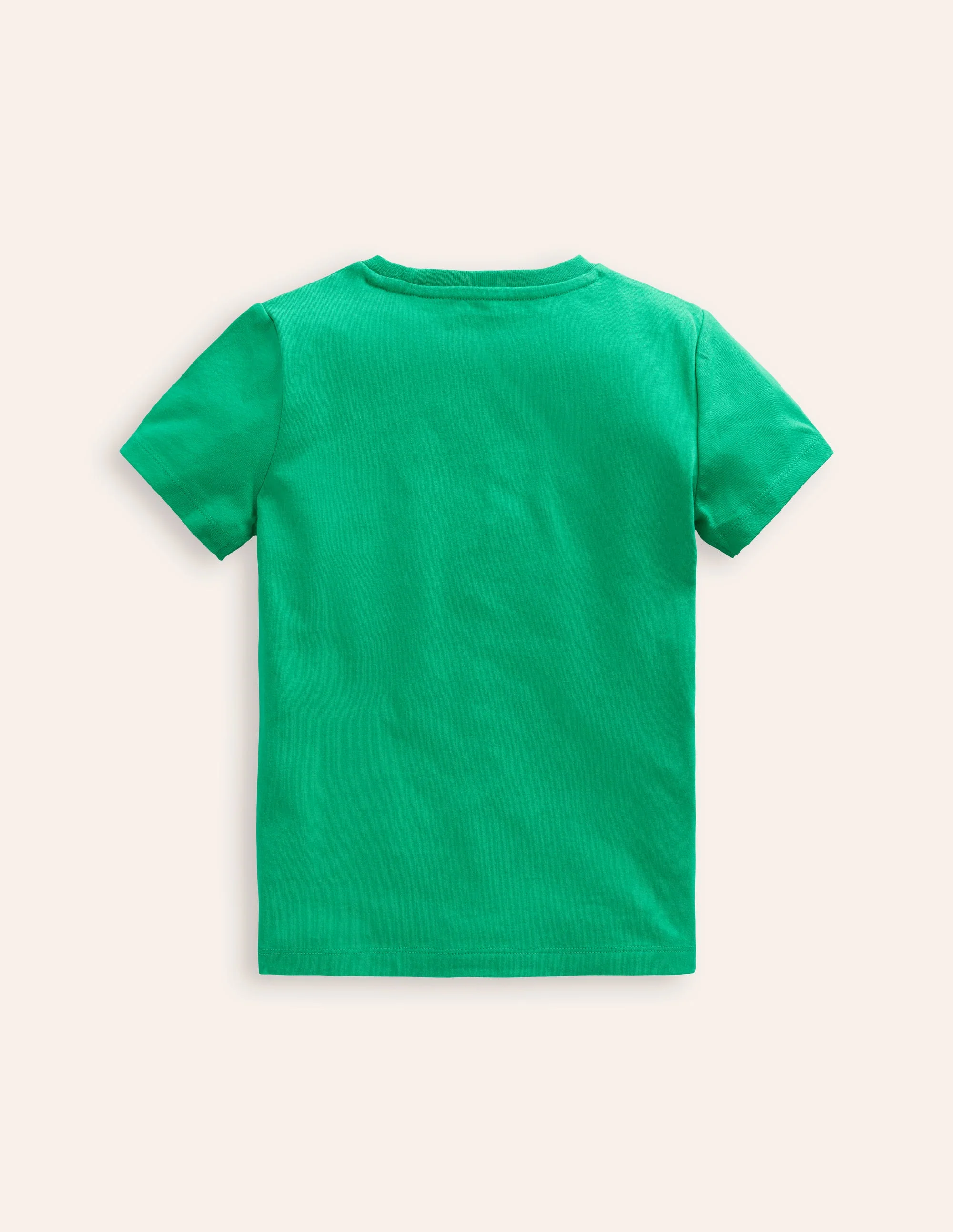 Kurzärmeliges Bouclé-T-Shirt-Opalgrün Ratten - Image 2