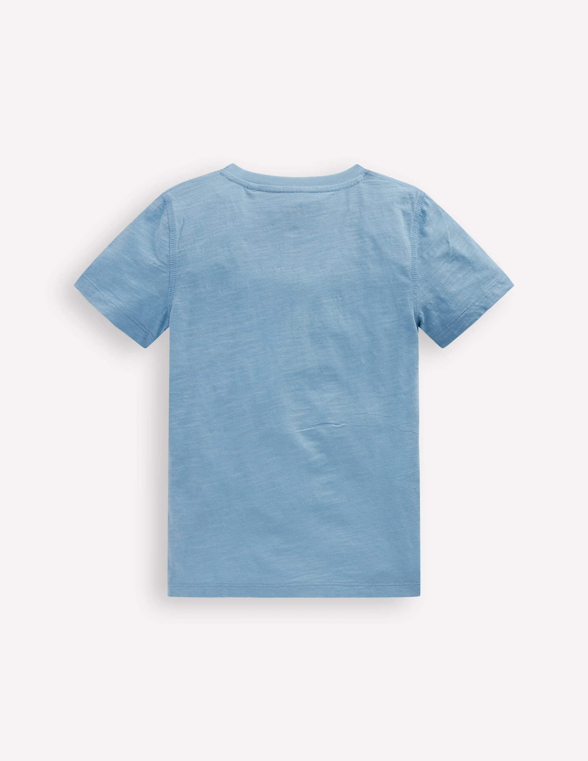 Kurzärmeliges Henley-T-Shirt-Gletscherblau - Image 2