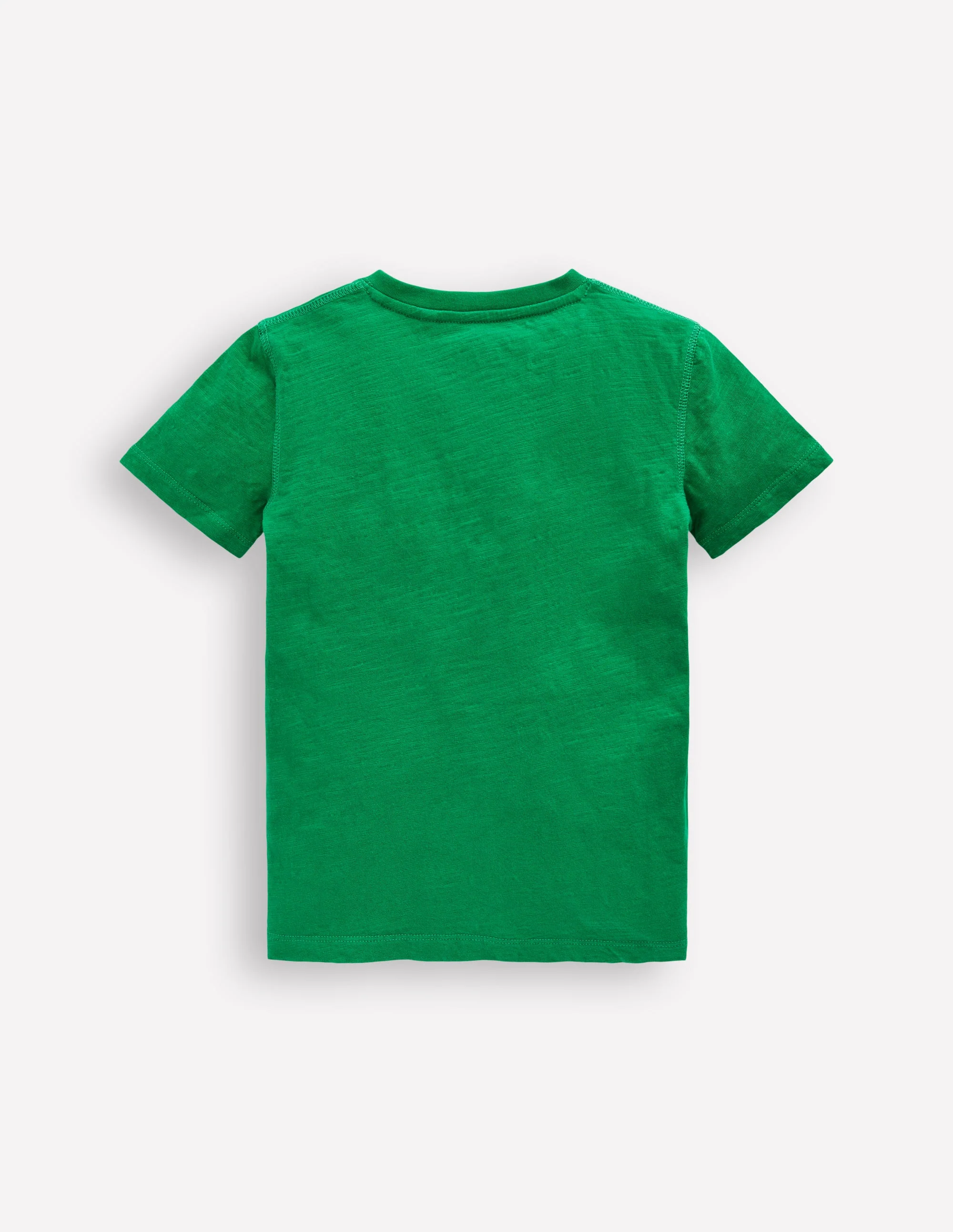 Kurzärmeliges Henley-T-Shirt-Grünes Tamburin - Image 2