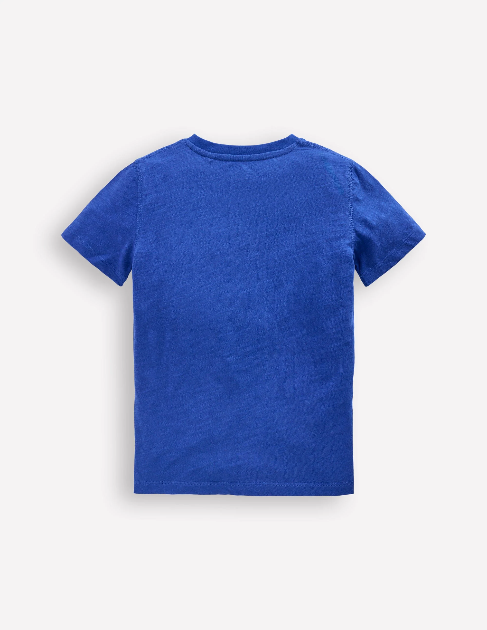 Kurzärmeliges Henley-T-Shirt-Leuchtendes Blau - Image 2