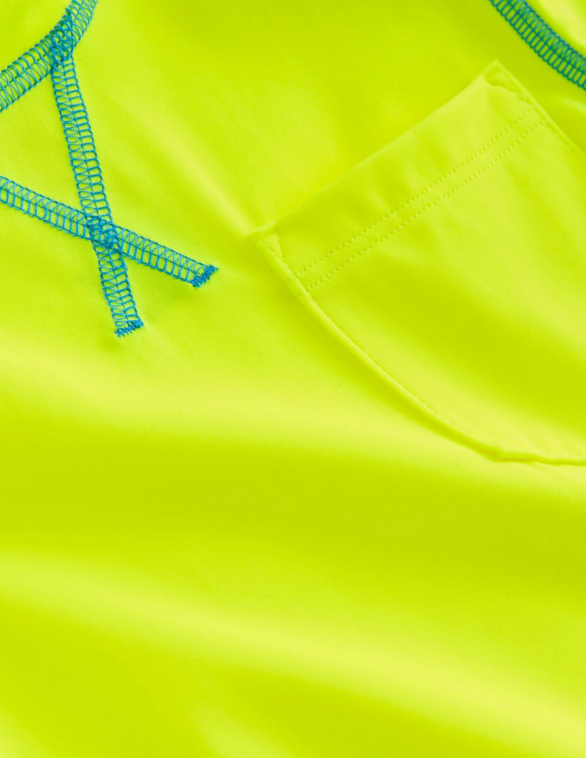 Kurzärmliges Badeshirt-Frisches Gelb - Image 3