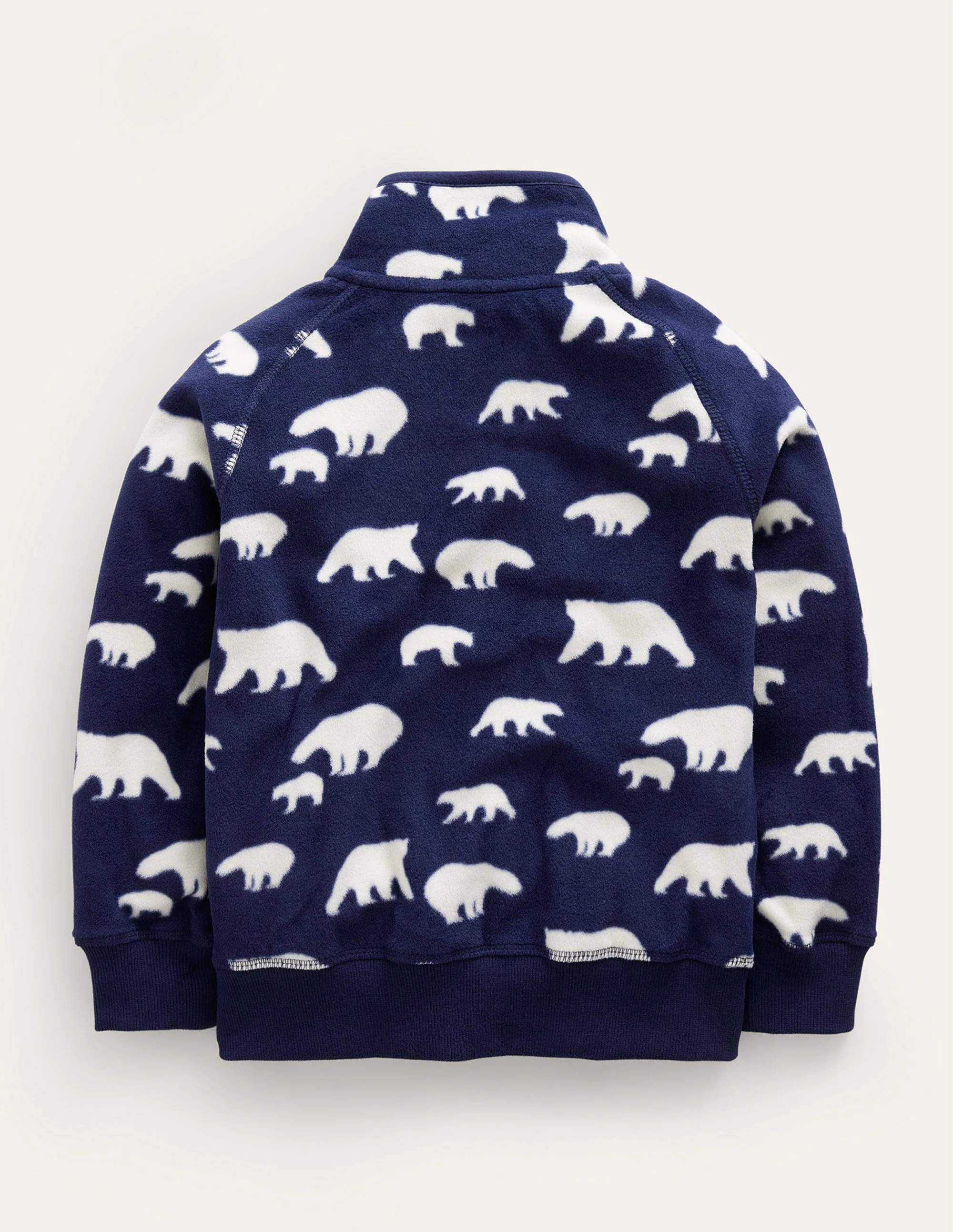 Kuschelige Fleecejacke-Marineblau Eisbären - Image 2