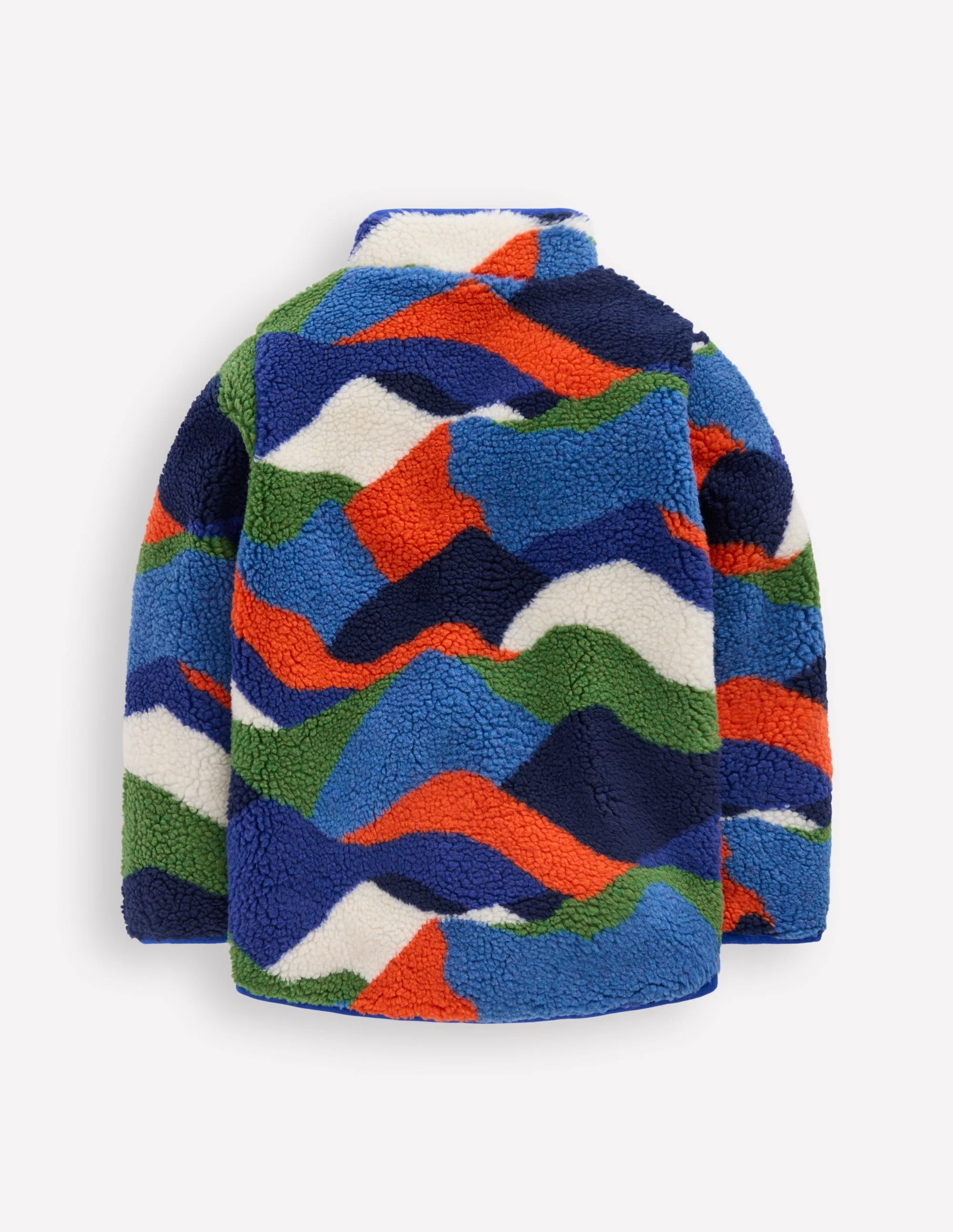 Kuschelige Teddyfell-Jacke-Bunte Landschaft - Image 2