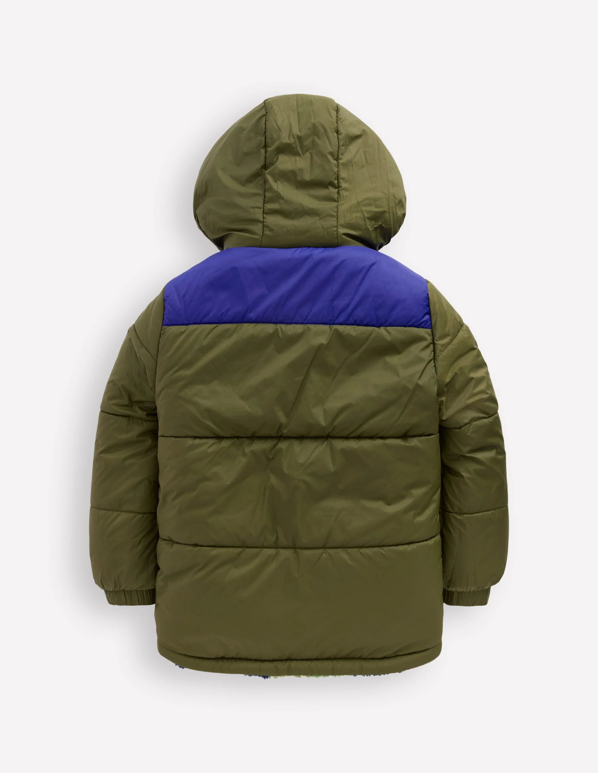 Kuschelige Teddyfelljacke zum Wenden-Grün, Camouflage - Image 2