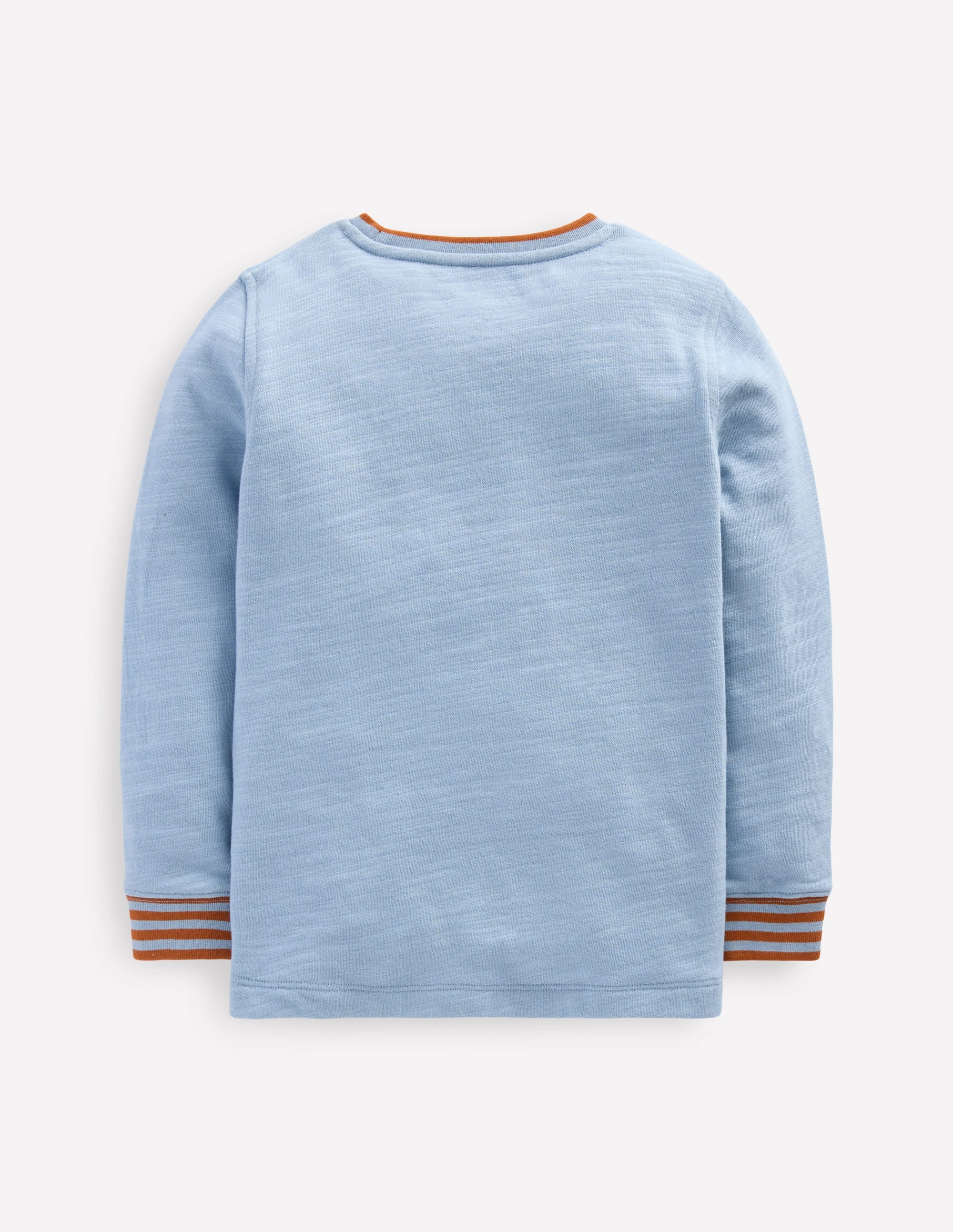Kuscheliges, mittelschweres Langarmshirt-Gletscherblau - Image 5