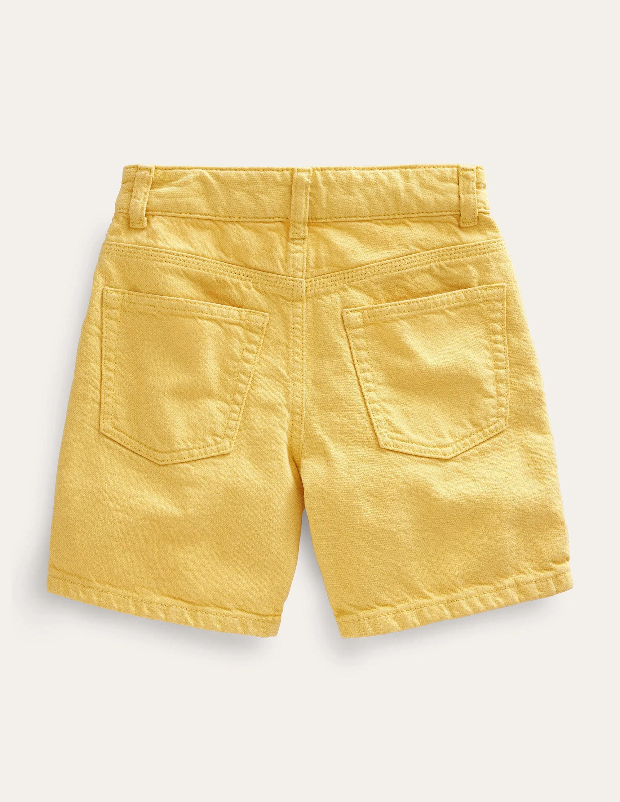 Lässige Jeansshorts-Gelb - Image 2