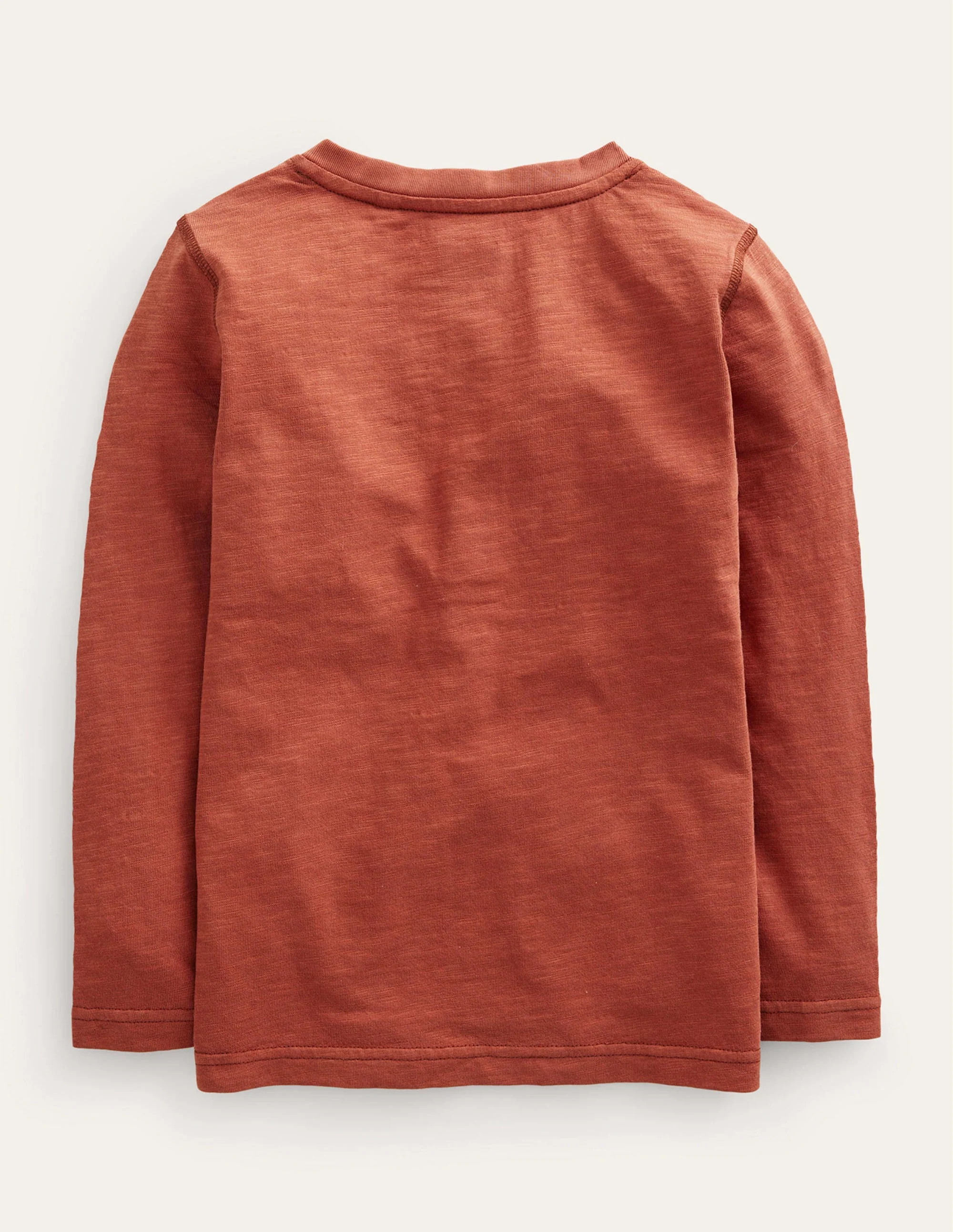 Langärmliges Henley-T-Shirt-Rot - Image 2