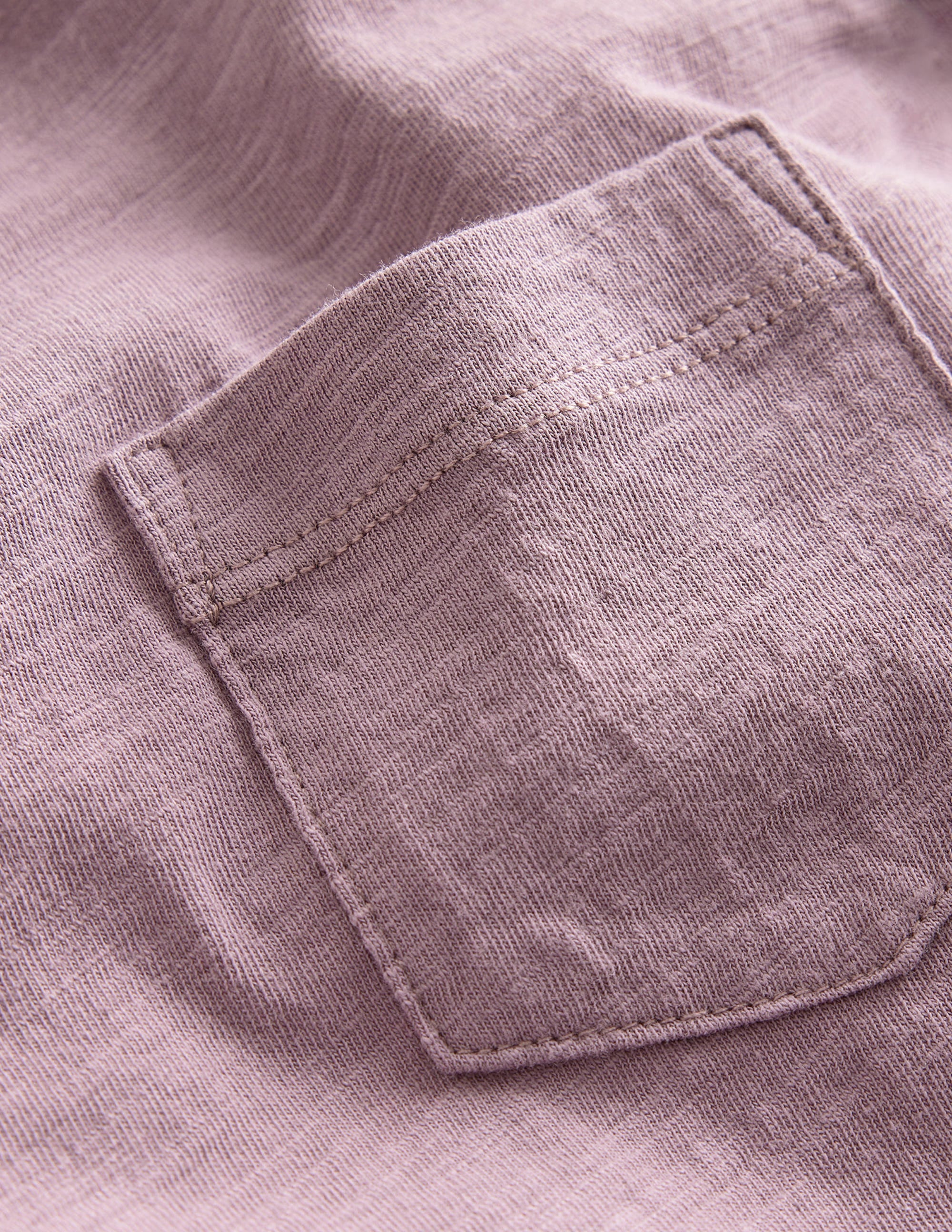 Langärmliges T-Shirt in gewaschener Optik-Flieder - Image 3