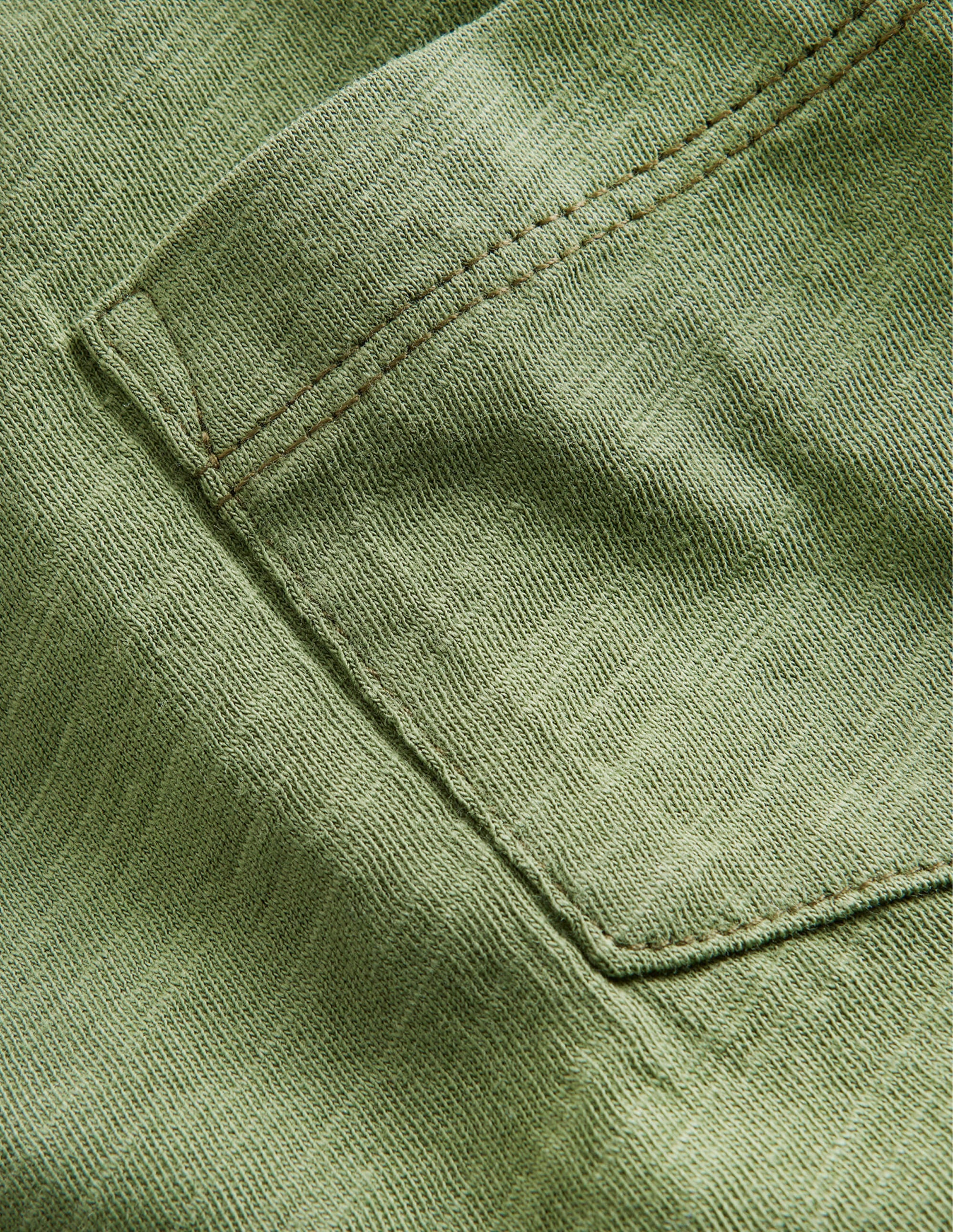 Langärmliges T-Shirt in gewaschener Optik-Safarigrün - Image 3