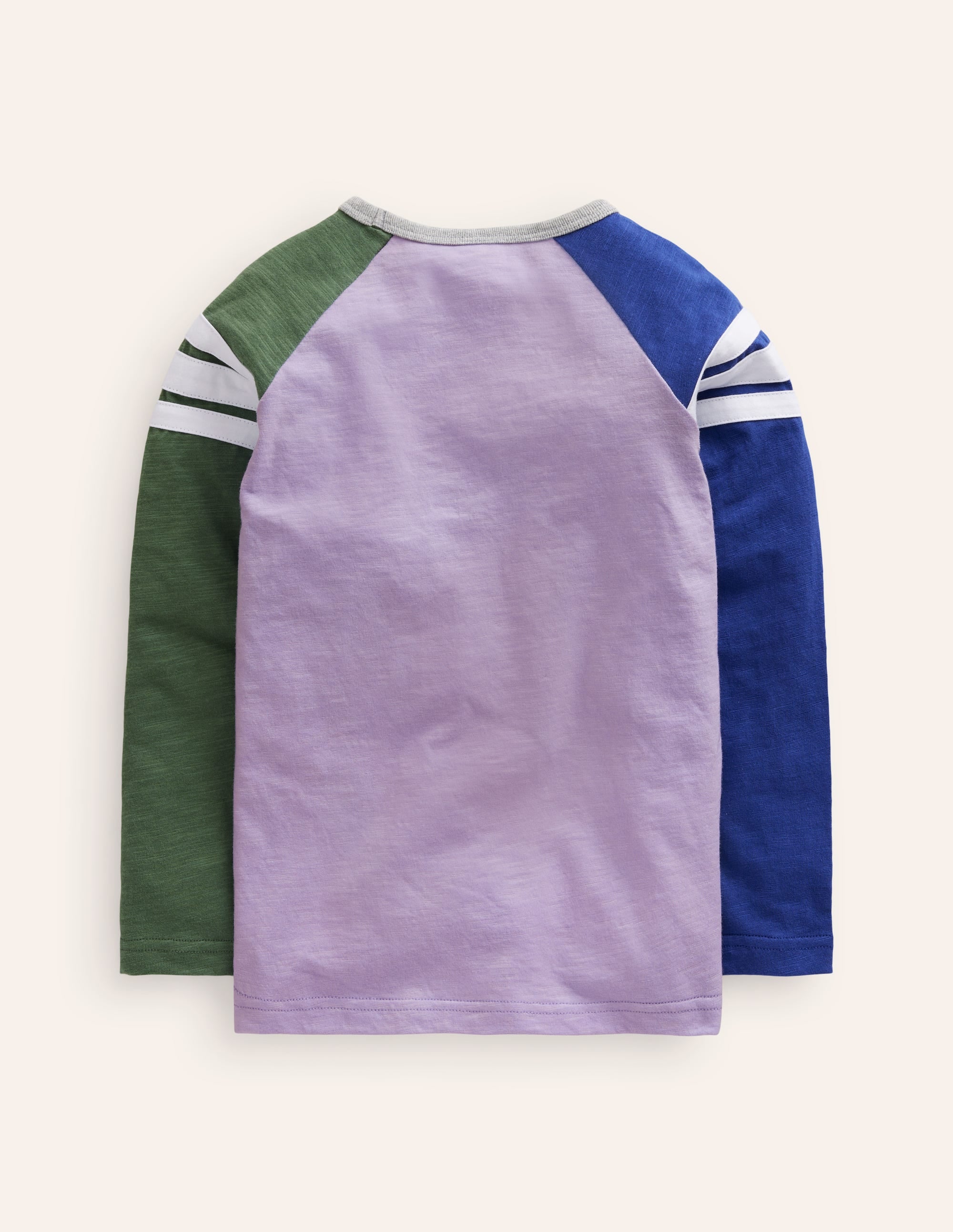 Langärmliges T-Shirt mit Raglanärmeln-Aster Bunt - Image 2