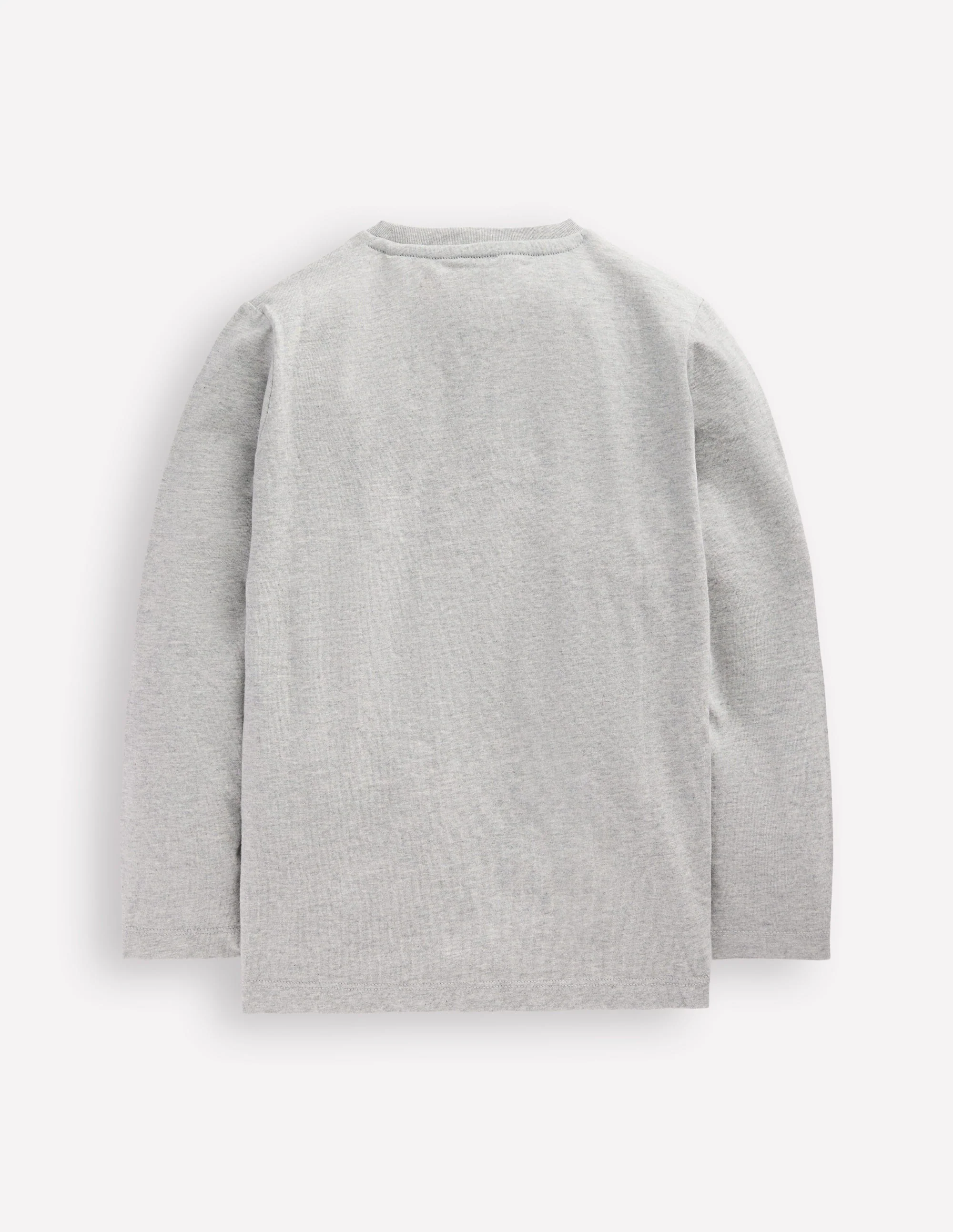 Langarmshirt aus Bouclé-Grau Meliert, Traktor - Image 2