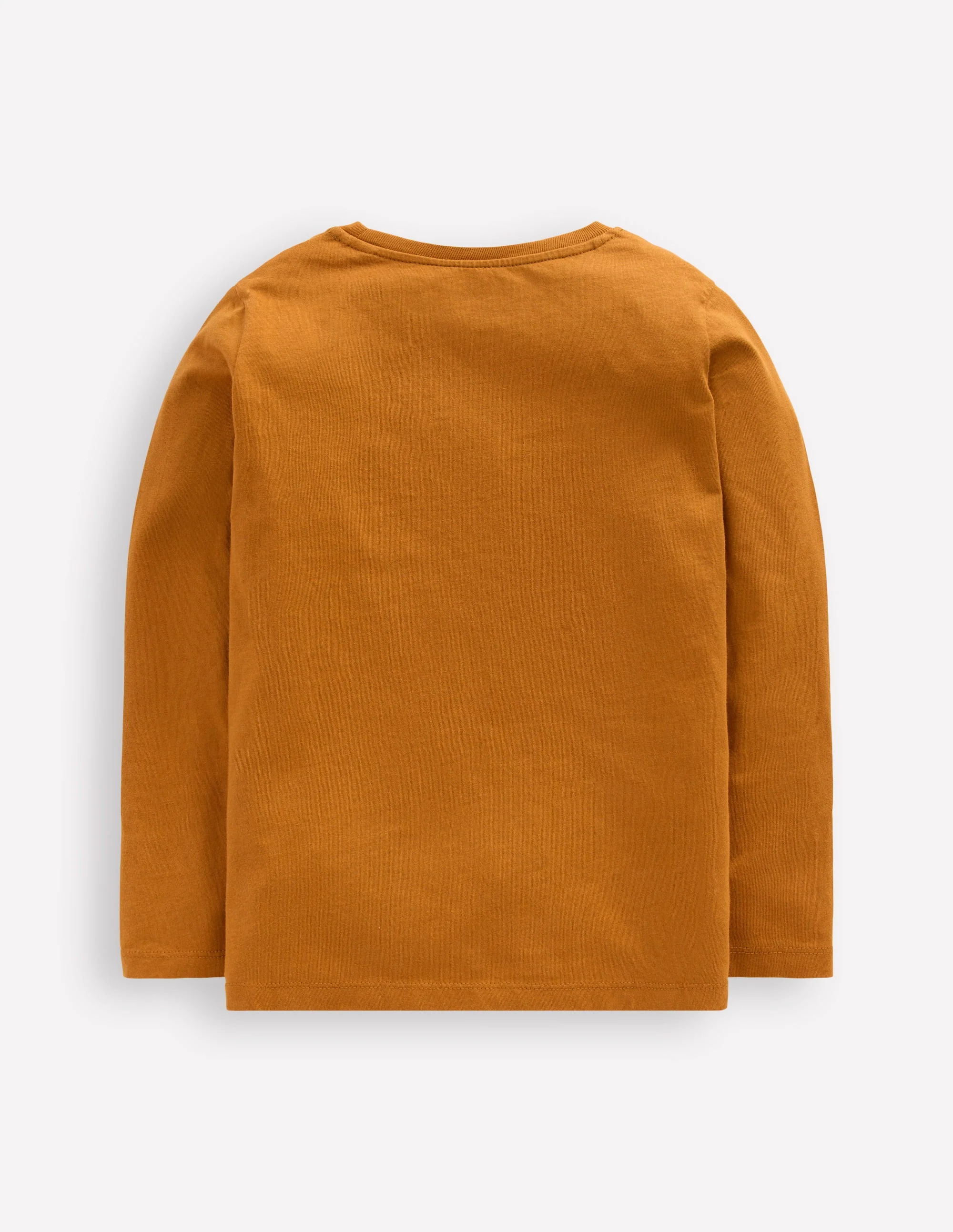 Langarmshirt aus Bouclé-Toffeebraun Eichhörnchen - Image 2