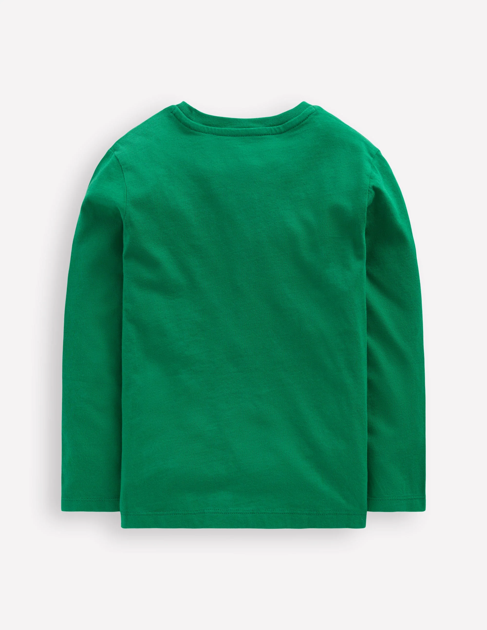 Langarmshirt mit Applikation und Reißverschlussdetail-Schattiges Grün Fuchs - Image 2