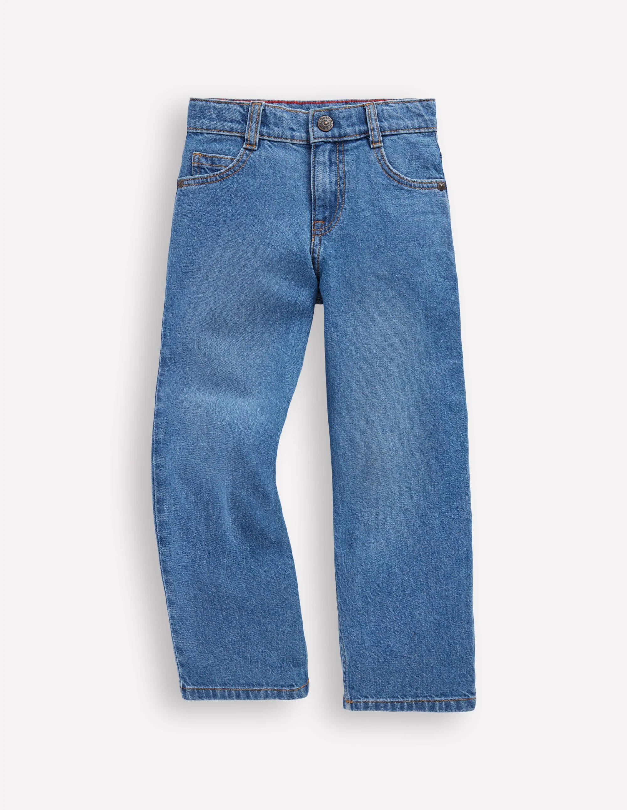 Lockere Jeanshose mit geradem Bein-MITTLERE WASCHUNG - Image 6