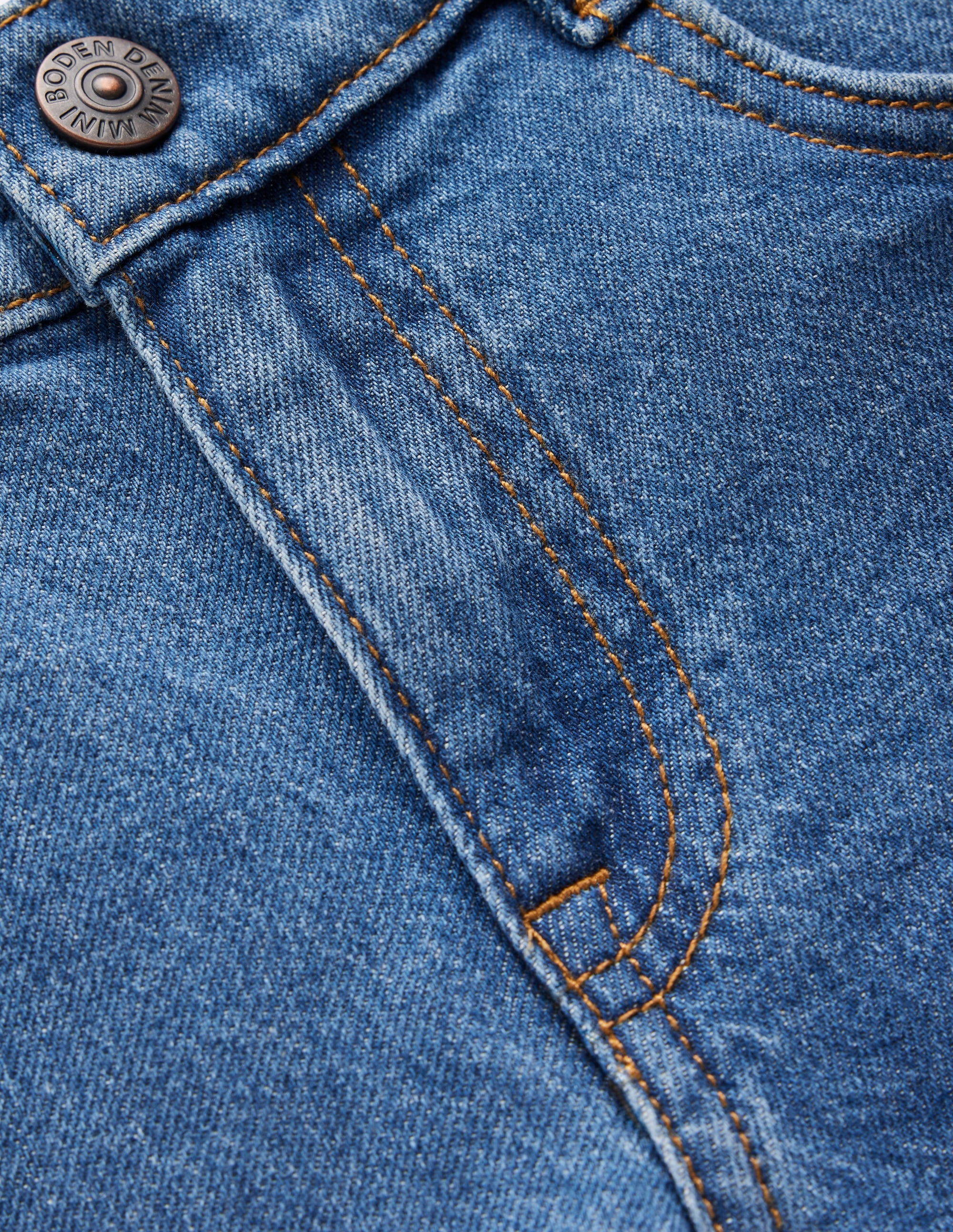 Lockere Jeanshose mit geradem Bein-MITTLERE WASCHUNG - Image 8