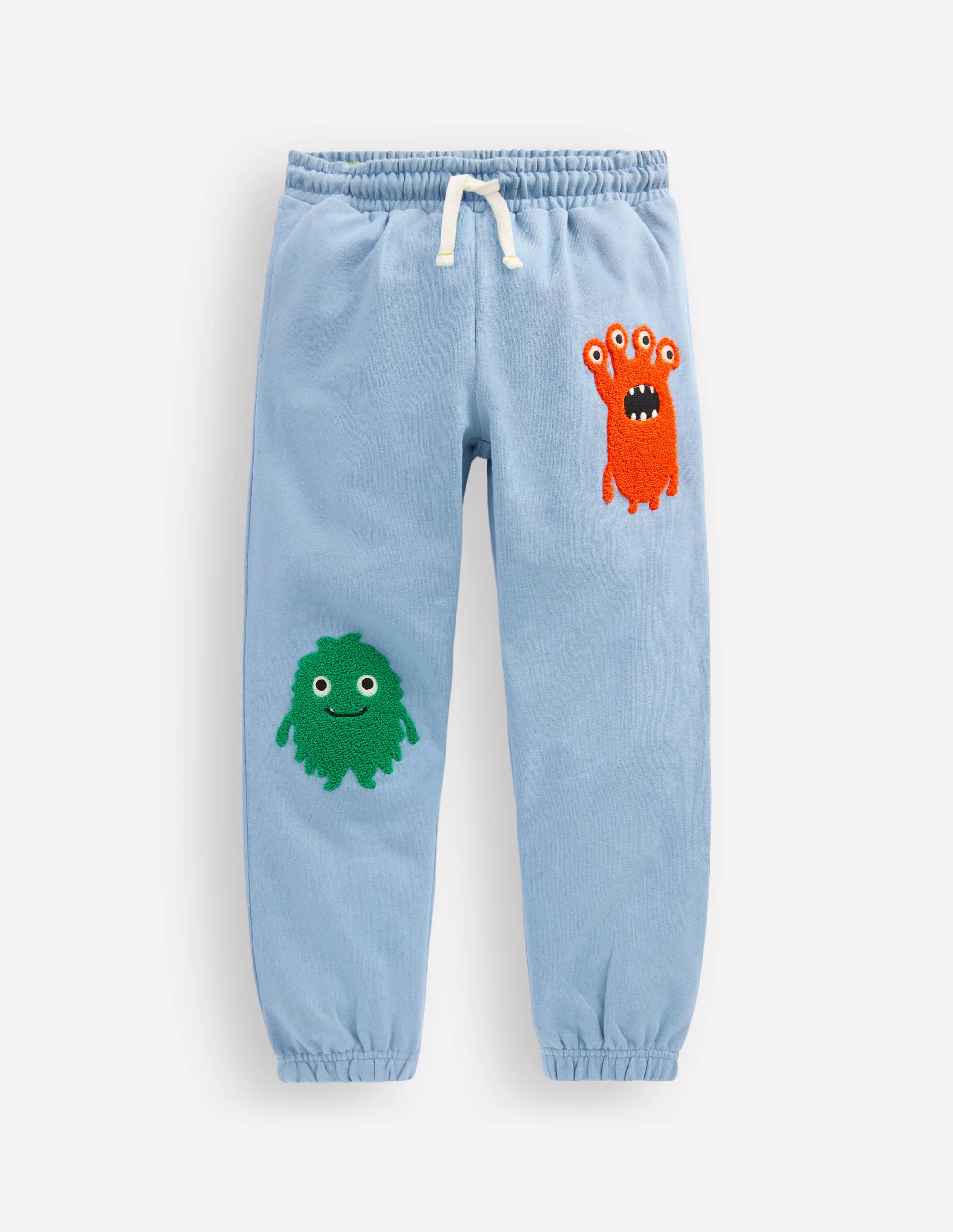 Lustige Jogginghose-Französisches Blau Monster-Applikation - Image 4