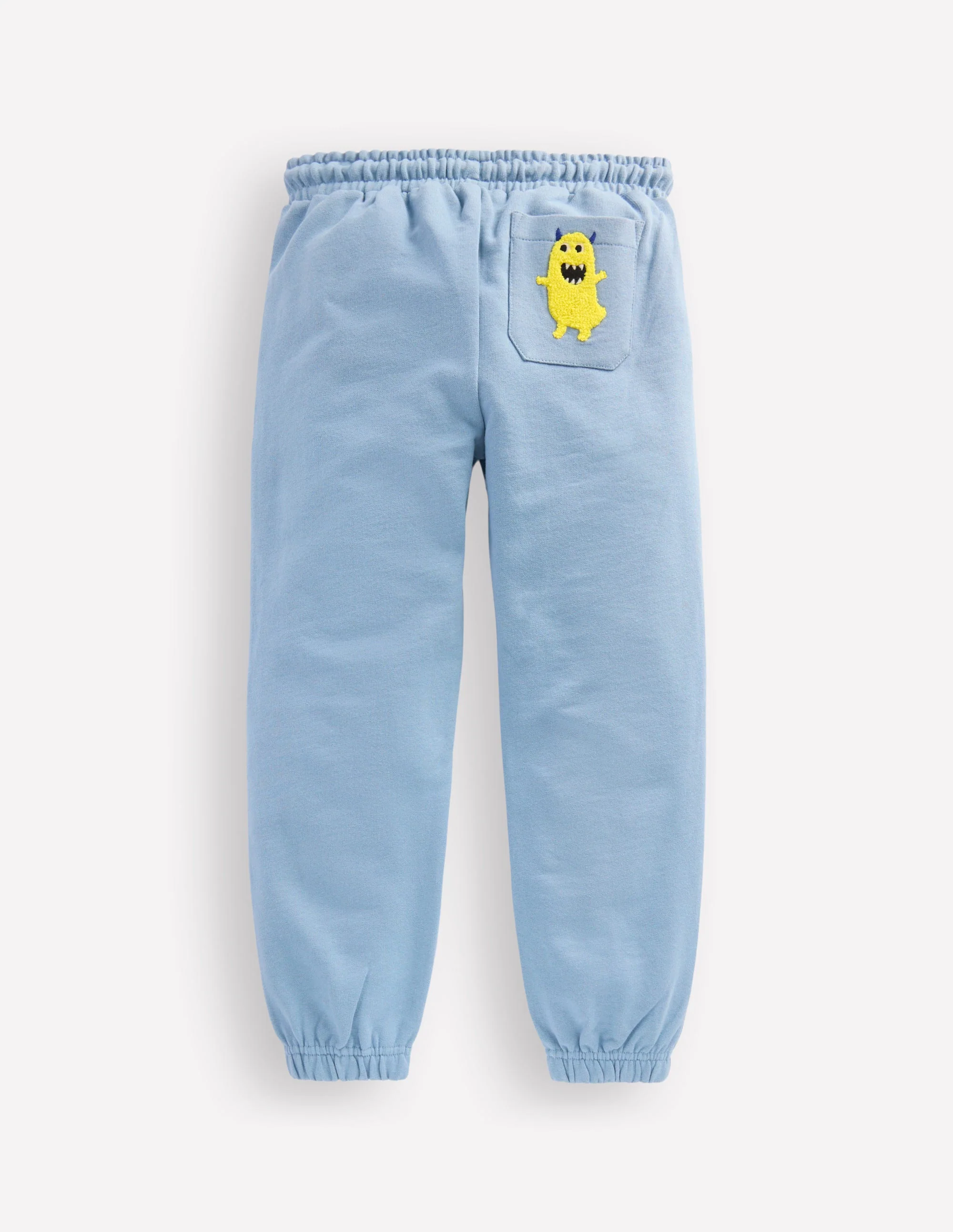 Lustige Jogginghose-Französisches Blau Monster-Applikation - Image 5