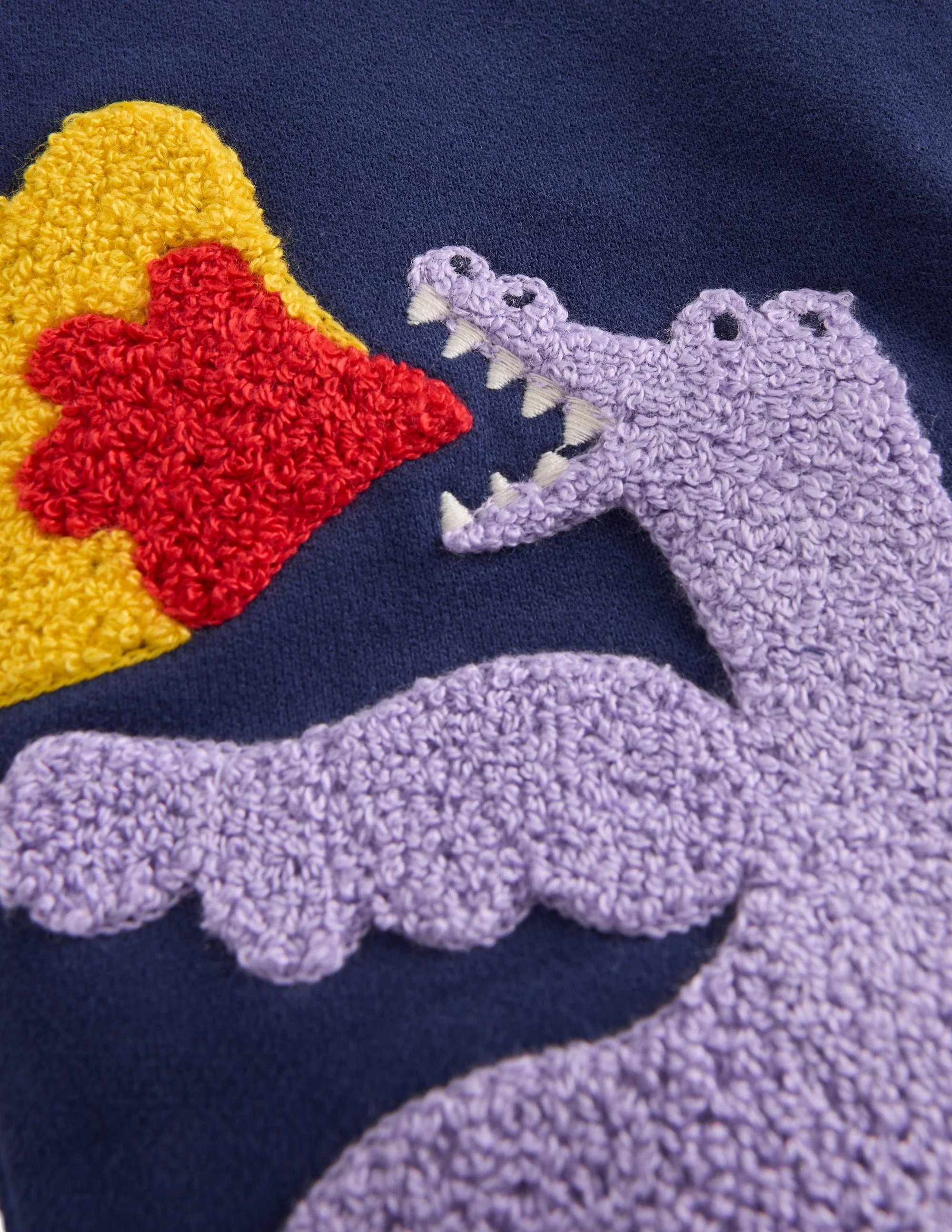 Lustige Jogginghose-Steuerbordblau Bouclé Drache - Image 3