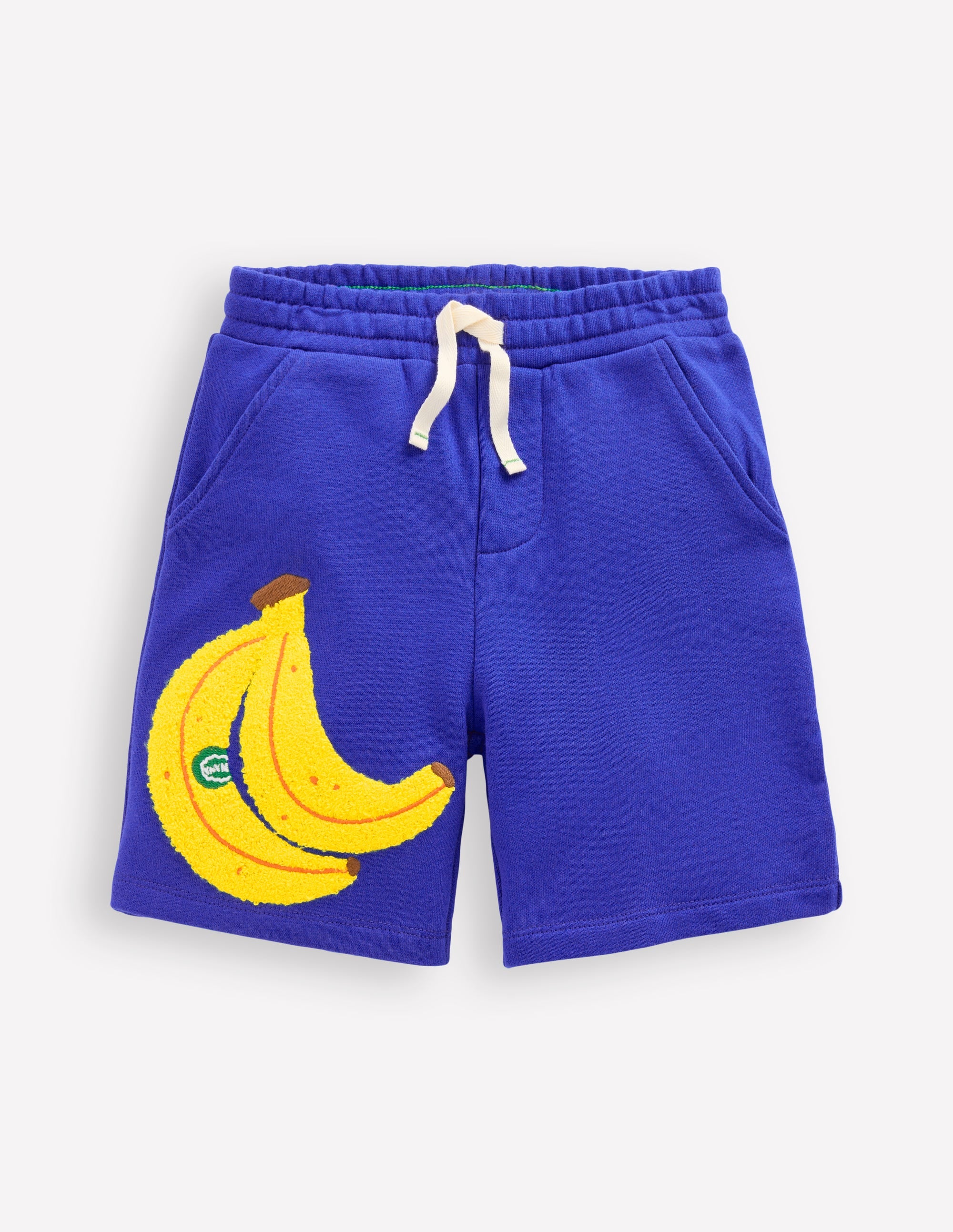 Lustige Sweatshorts-Surf The Web-Blau Banane