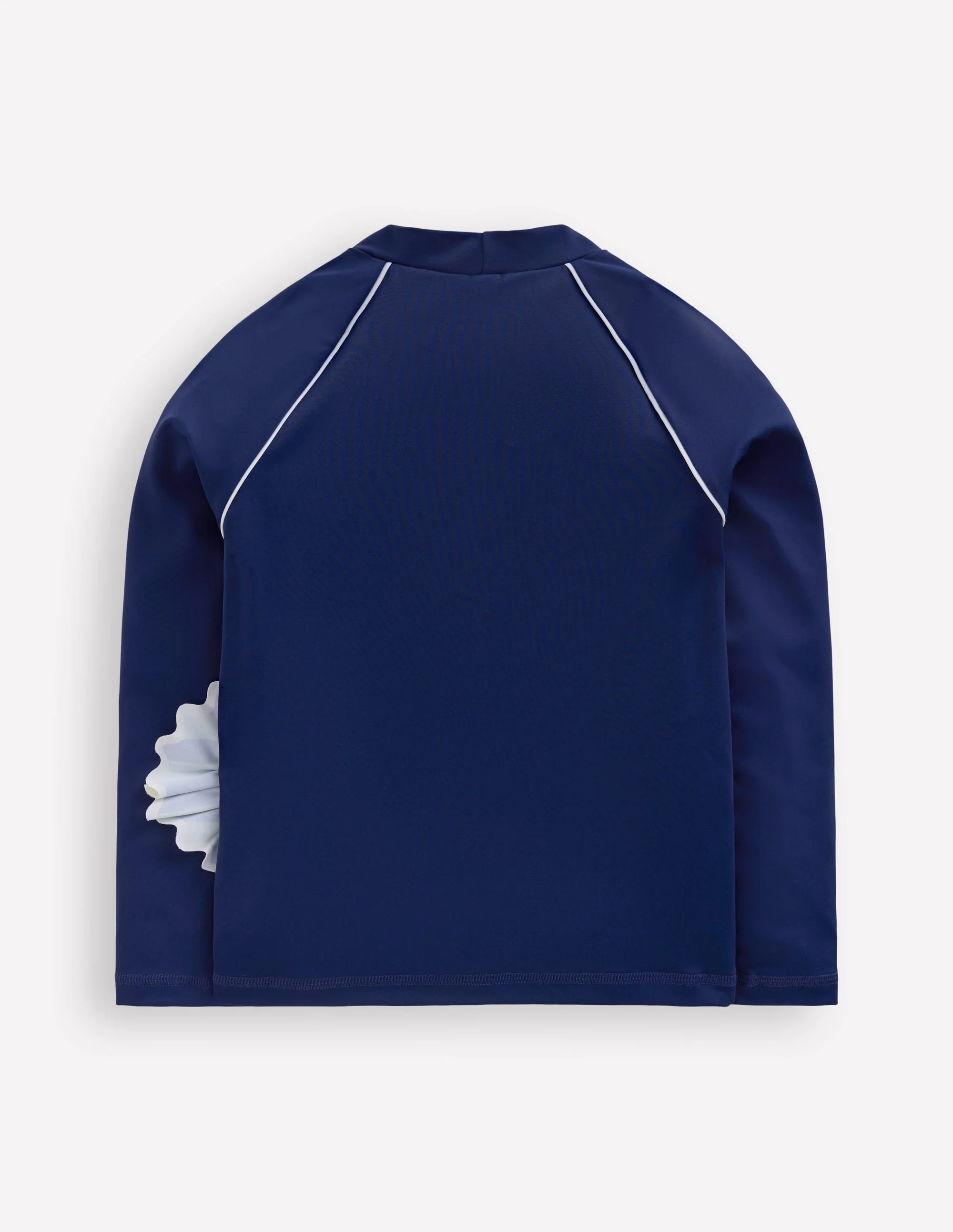 Lustiges Badeshirt mit Sonnenschutz-Schuluniform-Marineblau Fisch - Image 2