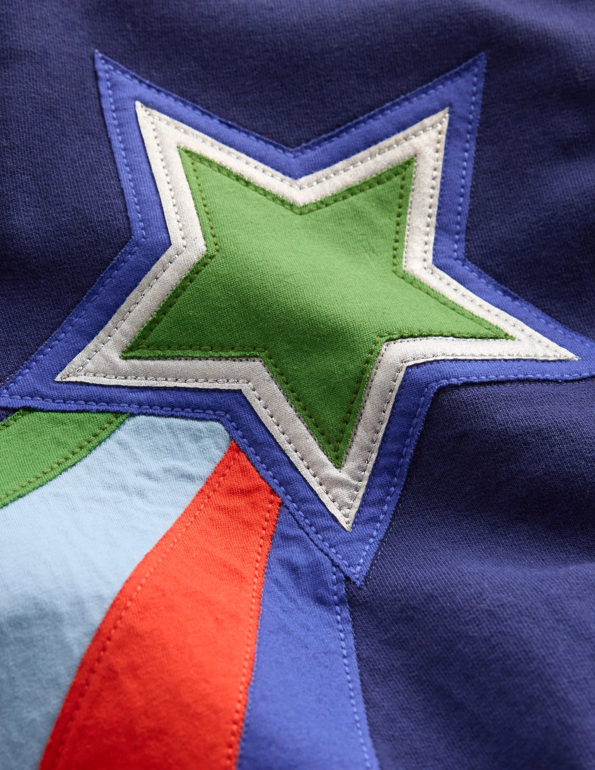 Lustiges Sweatshirt-Blockfarben Sterne - Image 3
