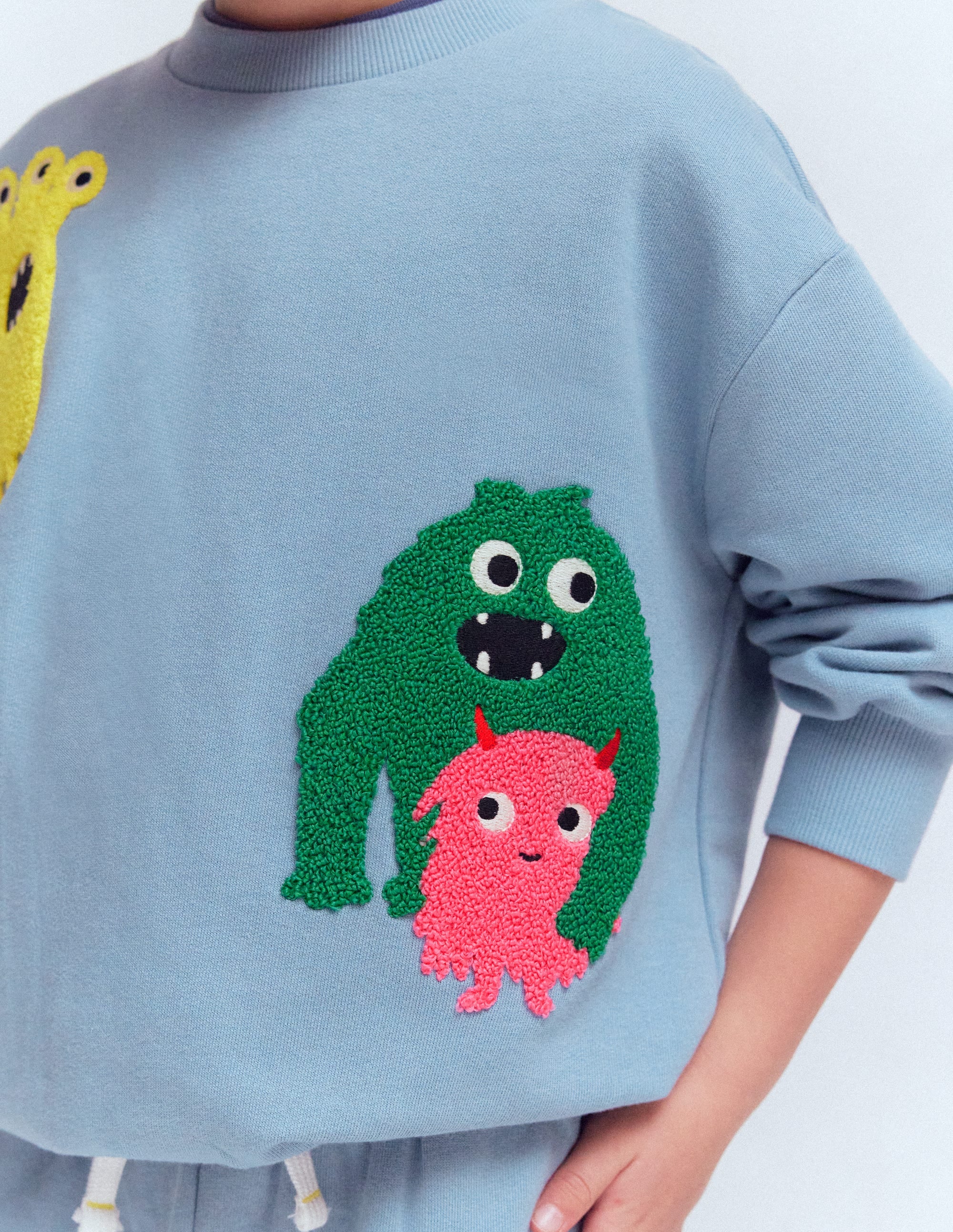 Lustiges Sweatshirt-Bouclé-Monster - Image 2