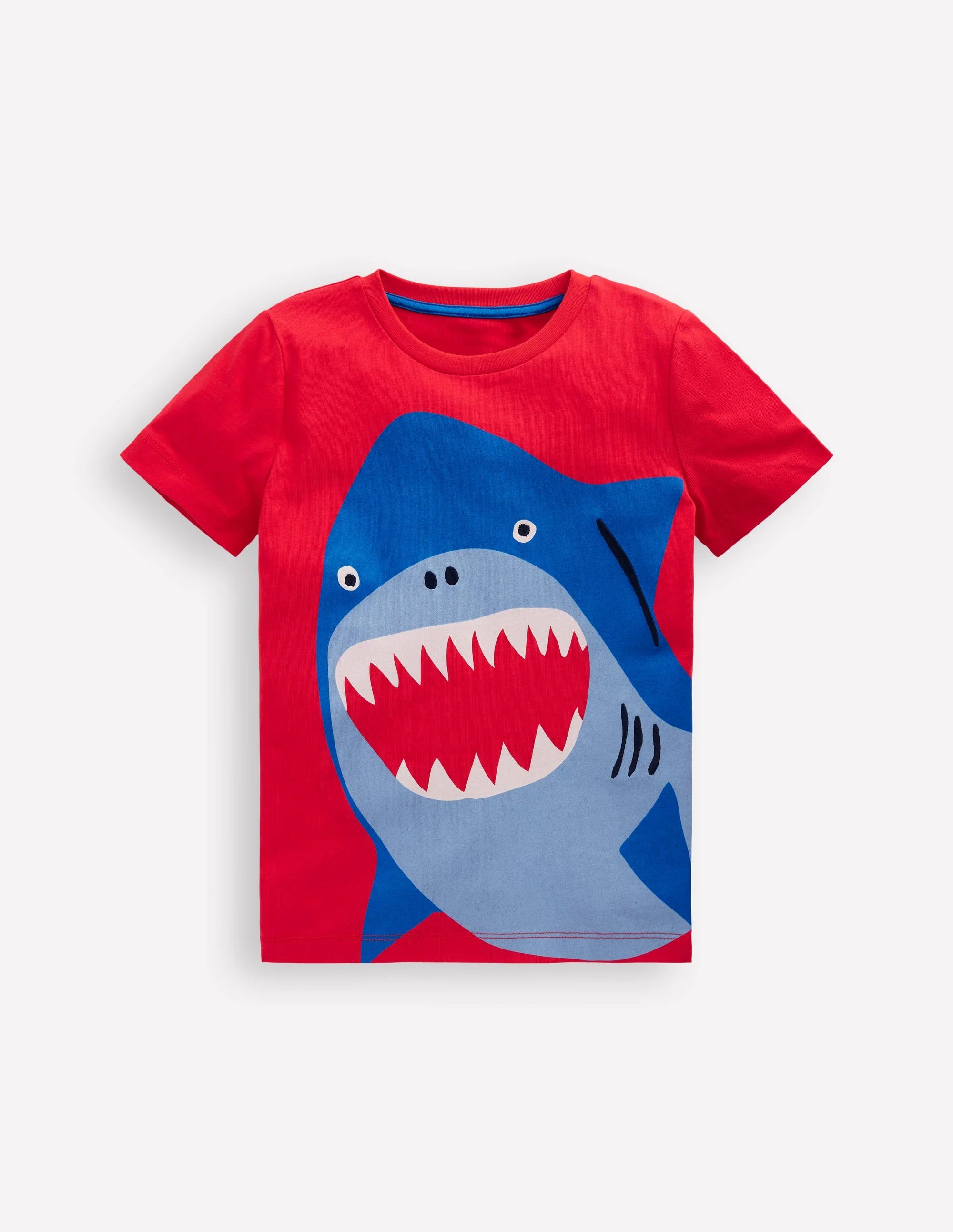 Lustiges T-Shirt mit Grafik-Erdbeerkuchen Hai