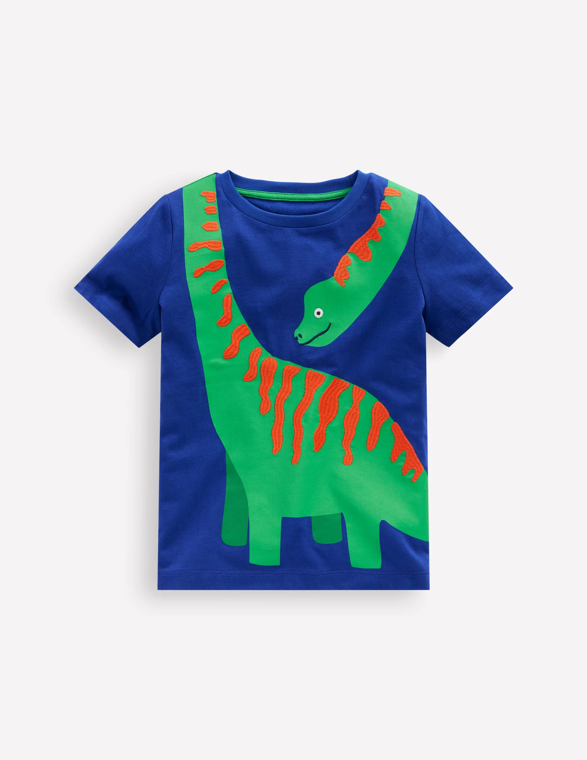 Lustiges T-Shirt mit Grafik-Leuchtendes Blau Dino