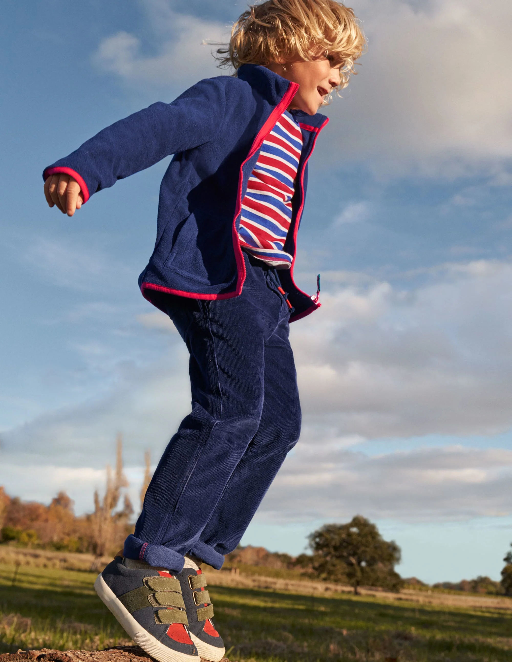 Niedrige Sneaker aus Leder-Bunt, Blockfarben - Image 6