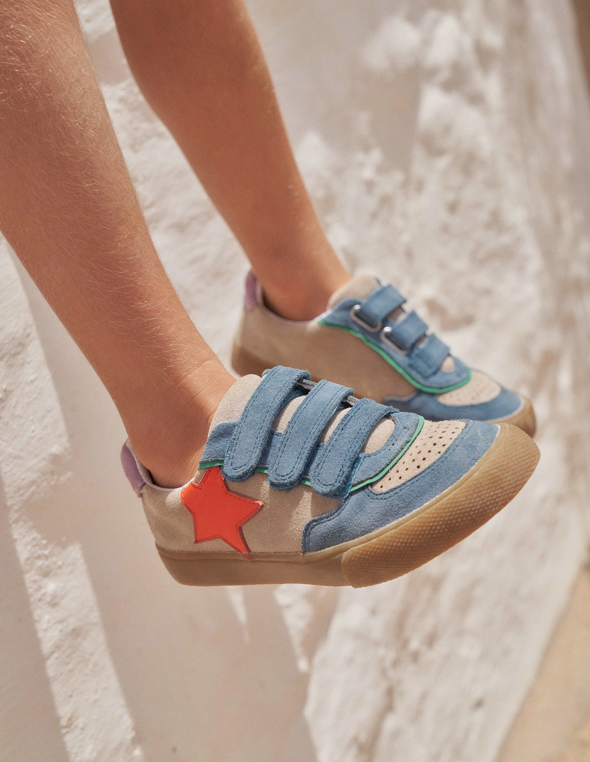 Niedrige Sneaker aus Leder (Jungen)-Bunt - Image 4